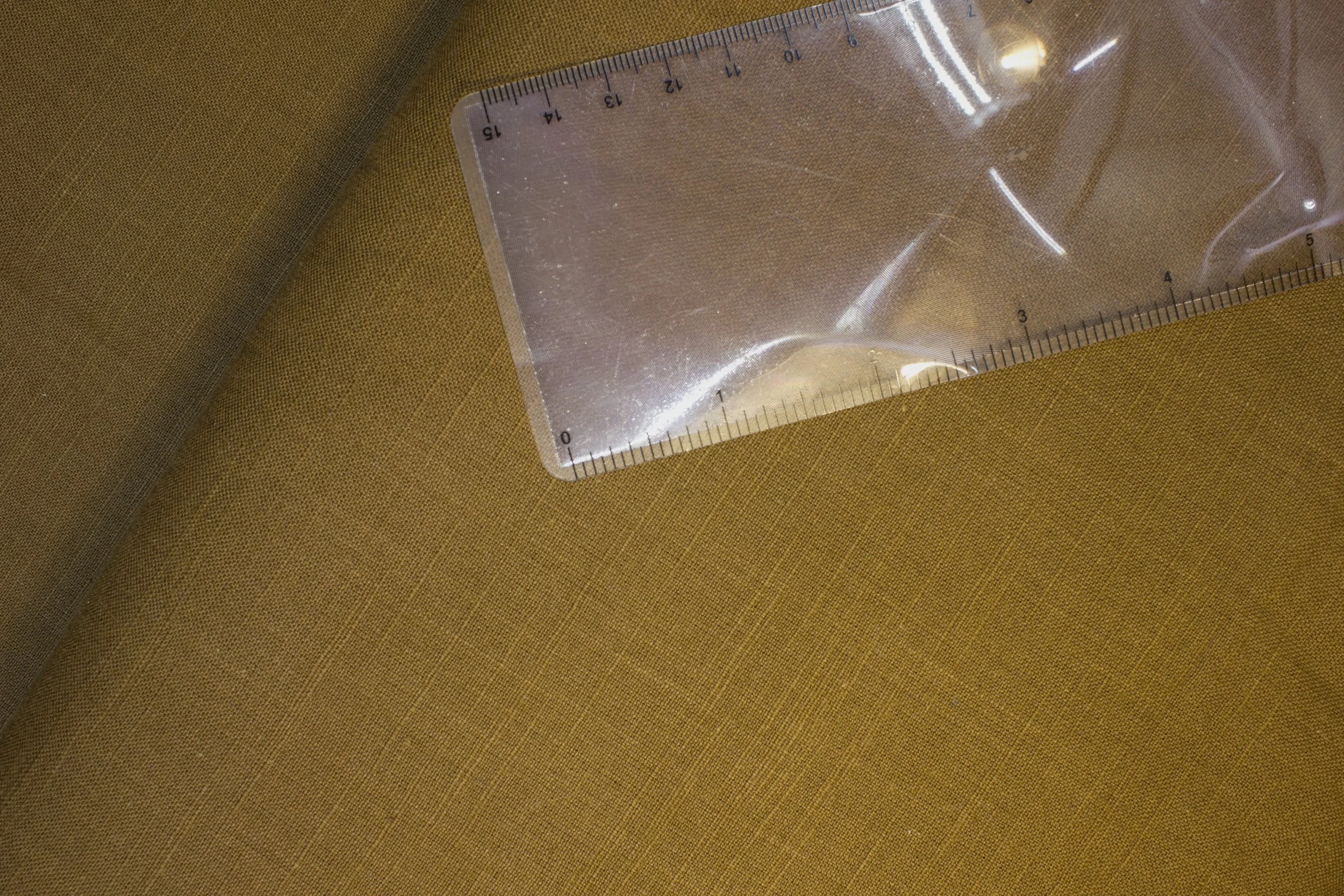 Solid Brown Textured Cotton - Made in India