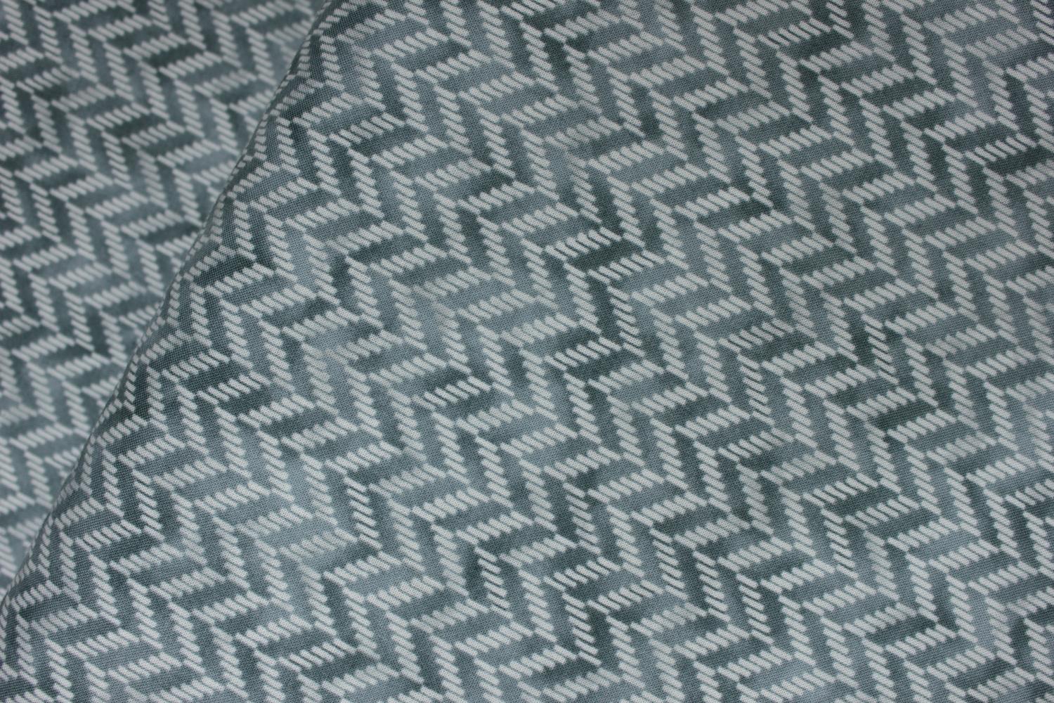 Gray/Blue Chevrons: Zig and Zag for Hoffman