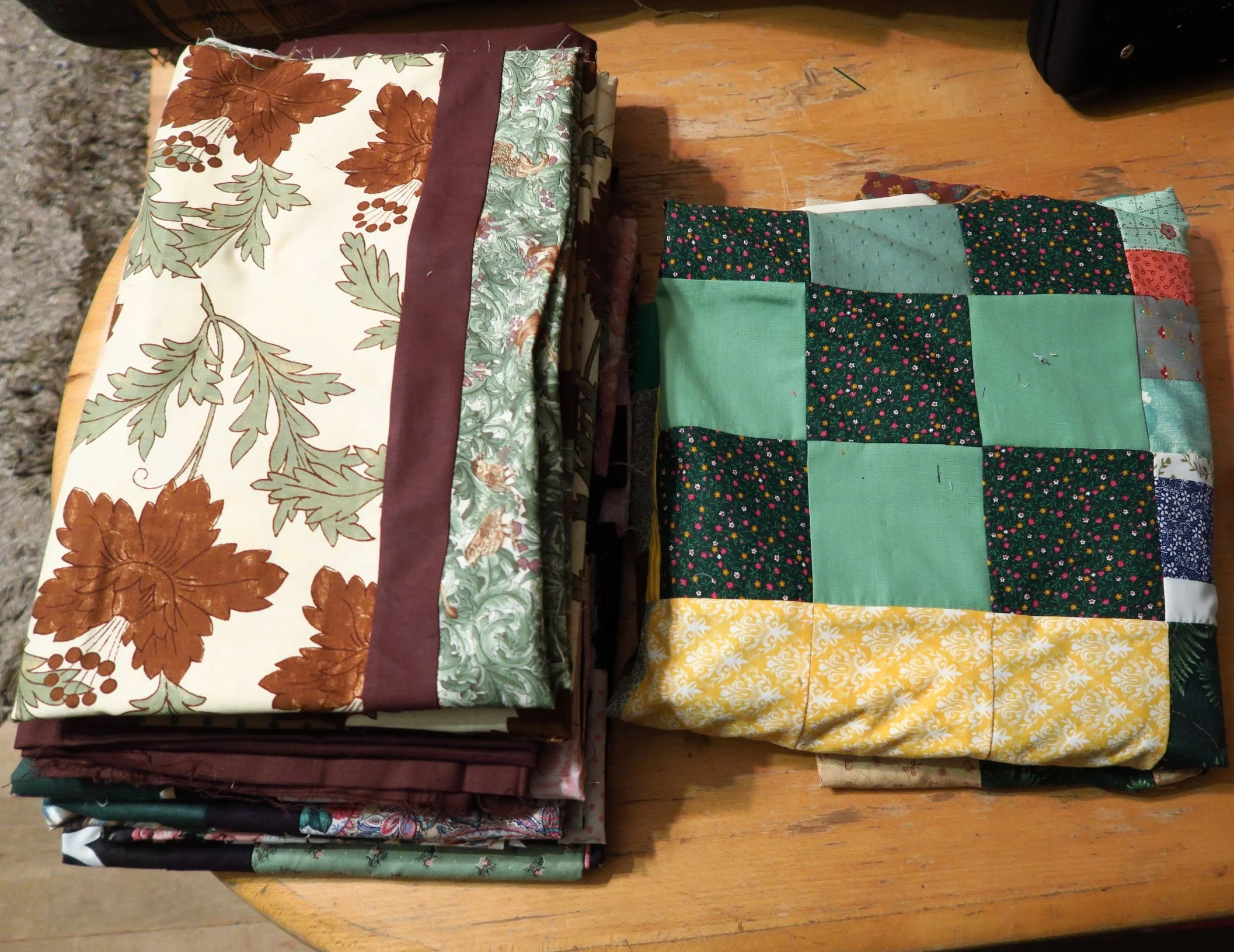 Charity Quilt Week 1 - Day 1