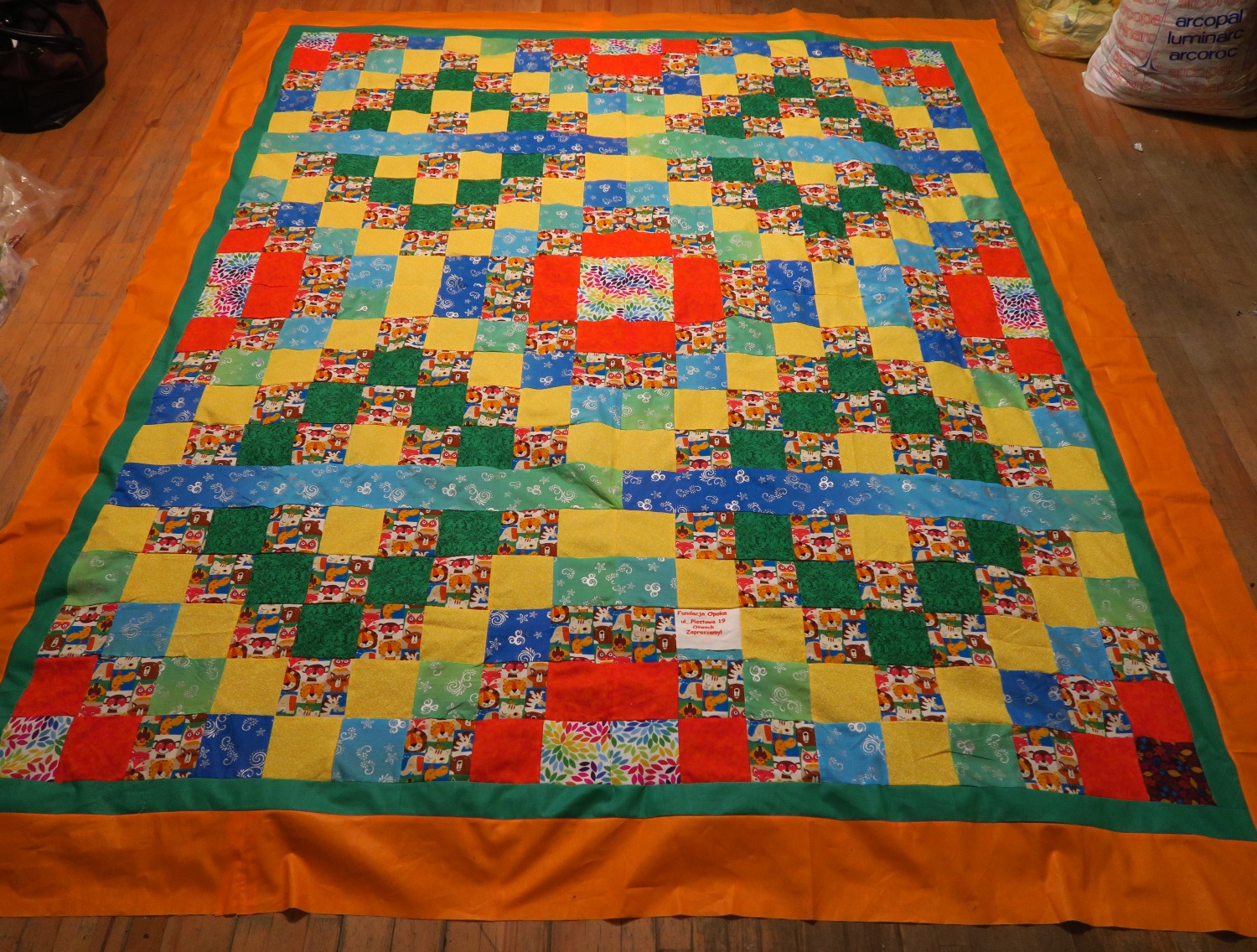 Fran made the center, I added the borders.