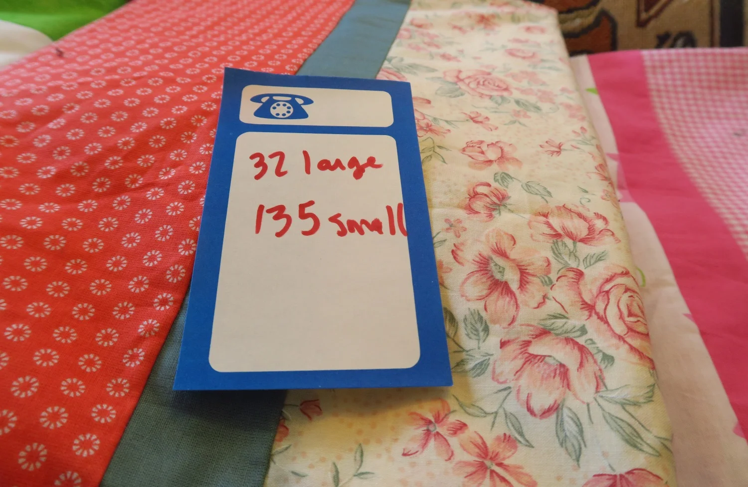 Charity Quilt Week 4 - Day 1