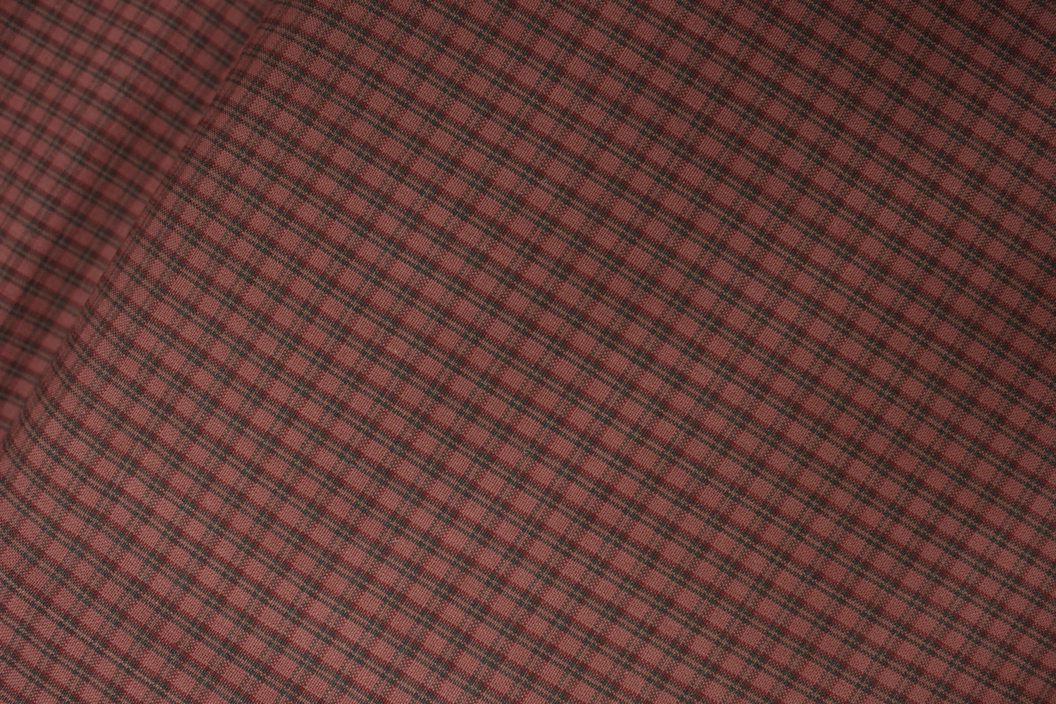 Woven Red and Green Plaid