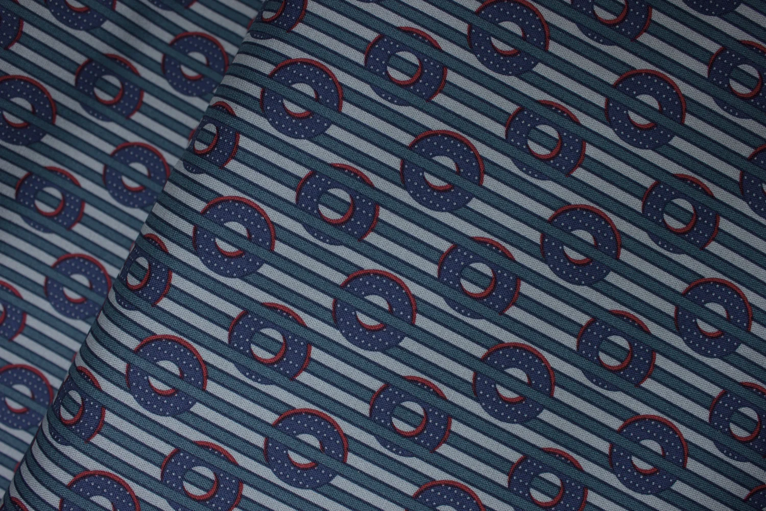 Blue Donuts and Blue Stripes: Scrappier Dots for Marcus Fabrics