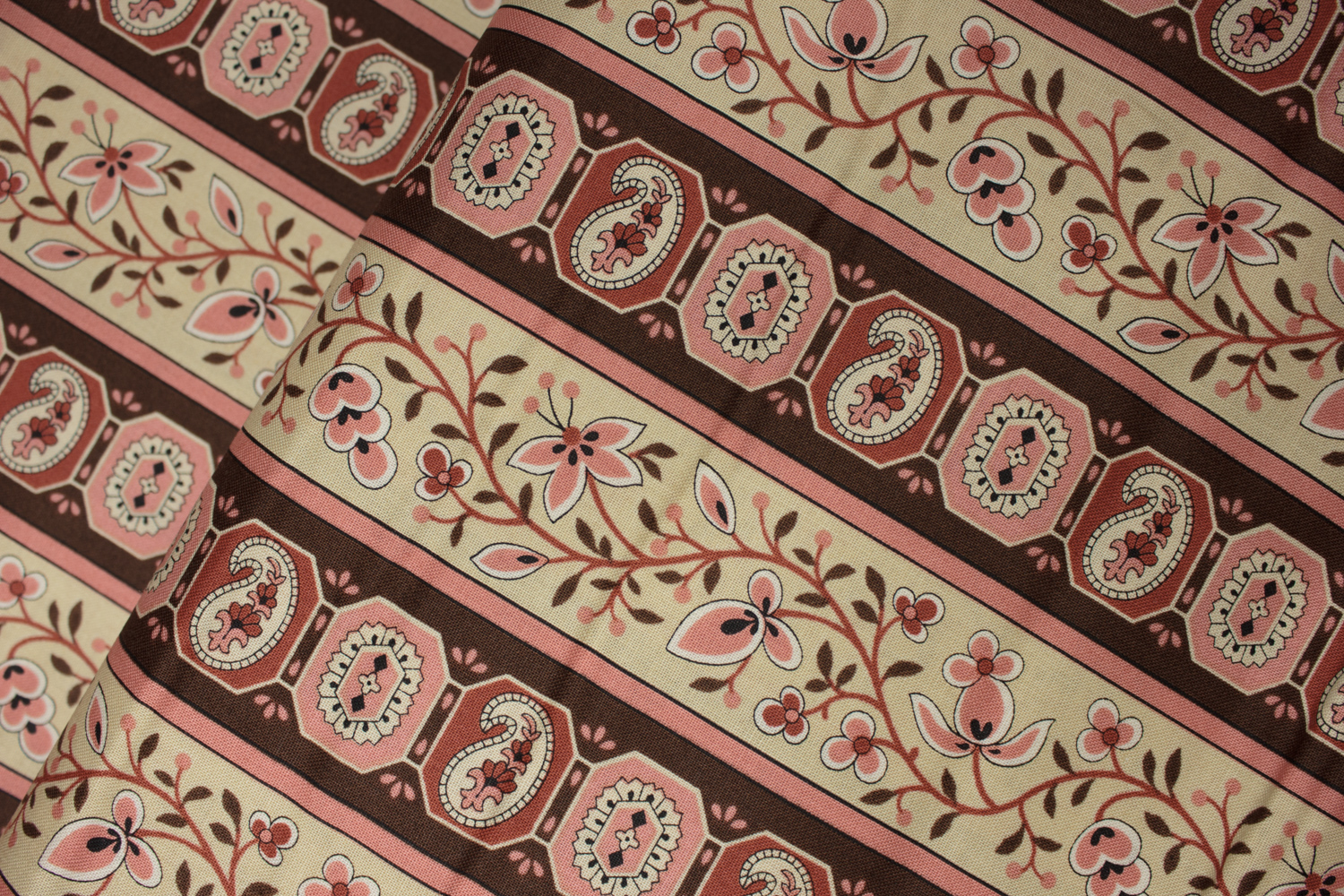 Carlisle in Pink and Brown by Kathy Hall for Andover
