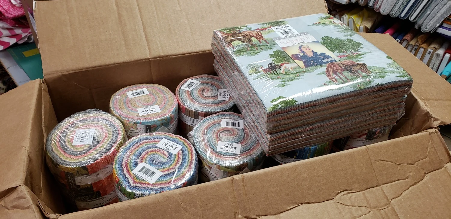 A peek into some of the Moda we got!