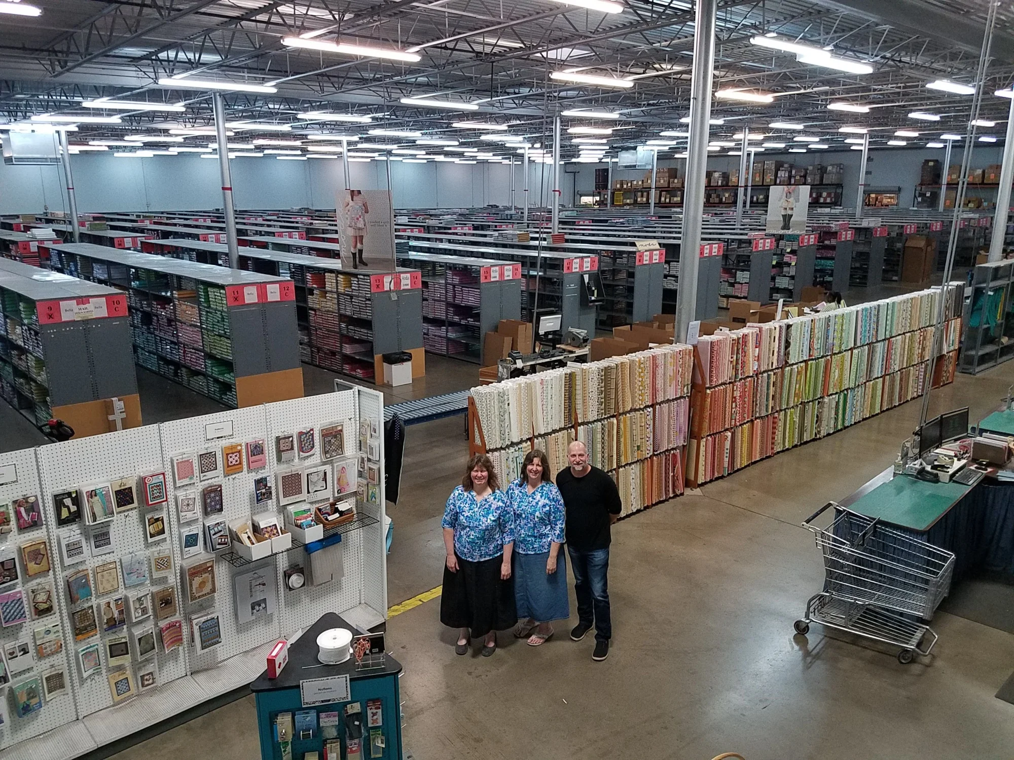 Epic Buying Trip 2, part 1 - the Moda lobby area and main warehouse