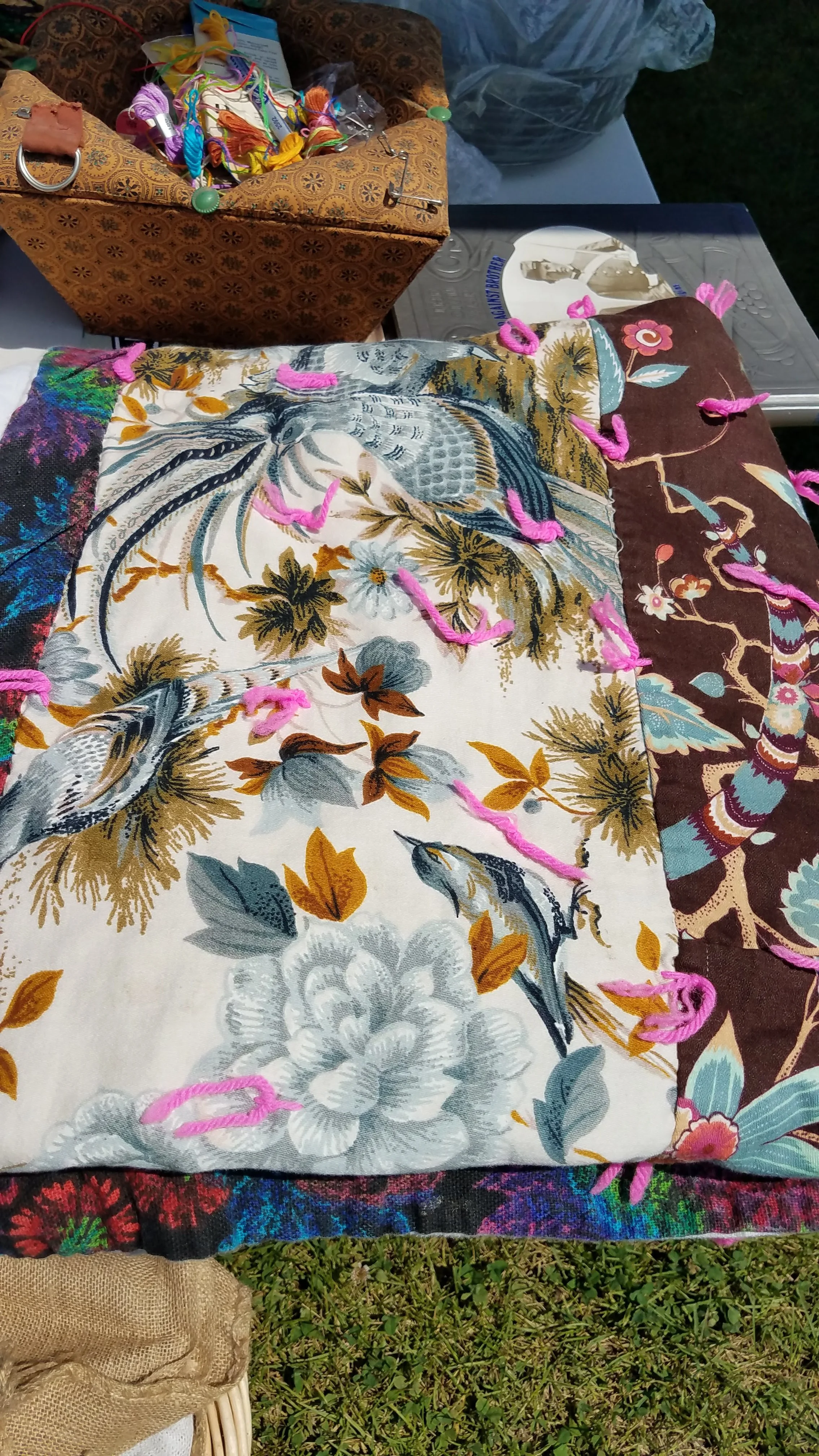 Amish quilt for $4. SUPER UGLY, but super cheap