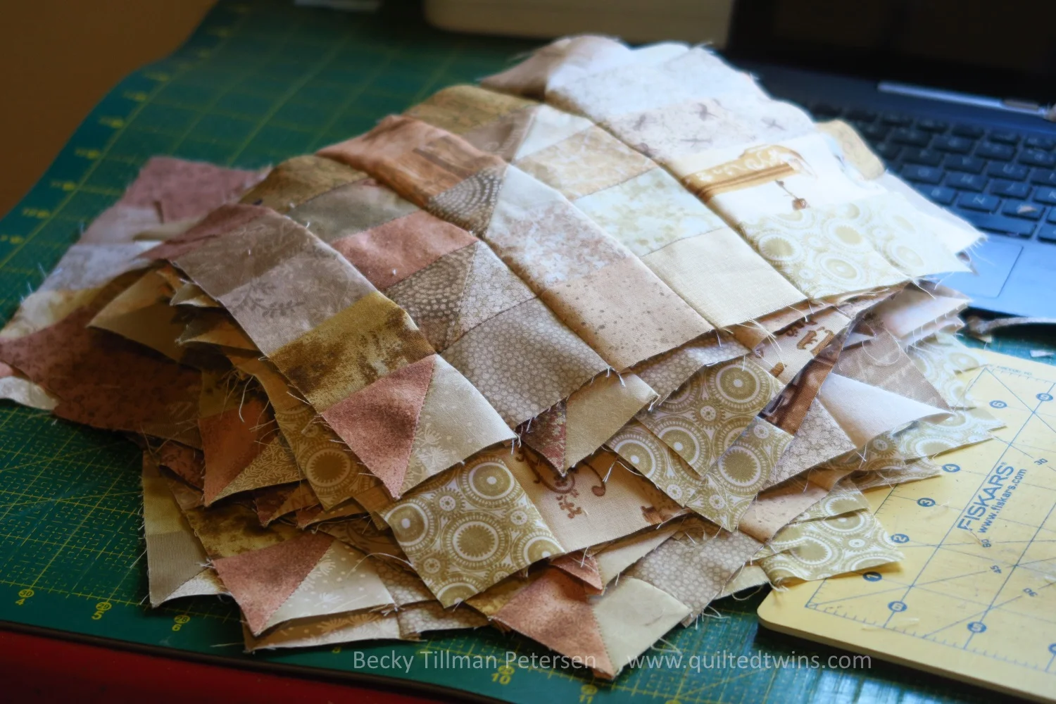 Beige Wedding Quilt - Day 3
