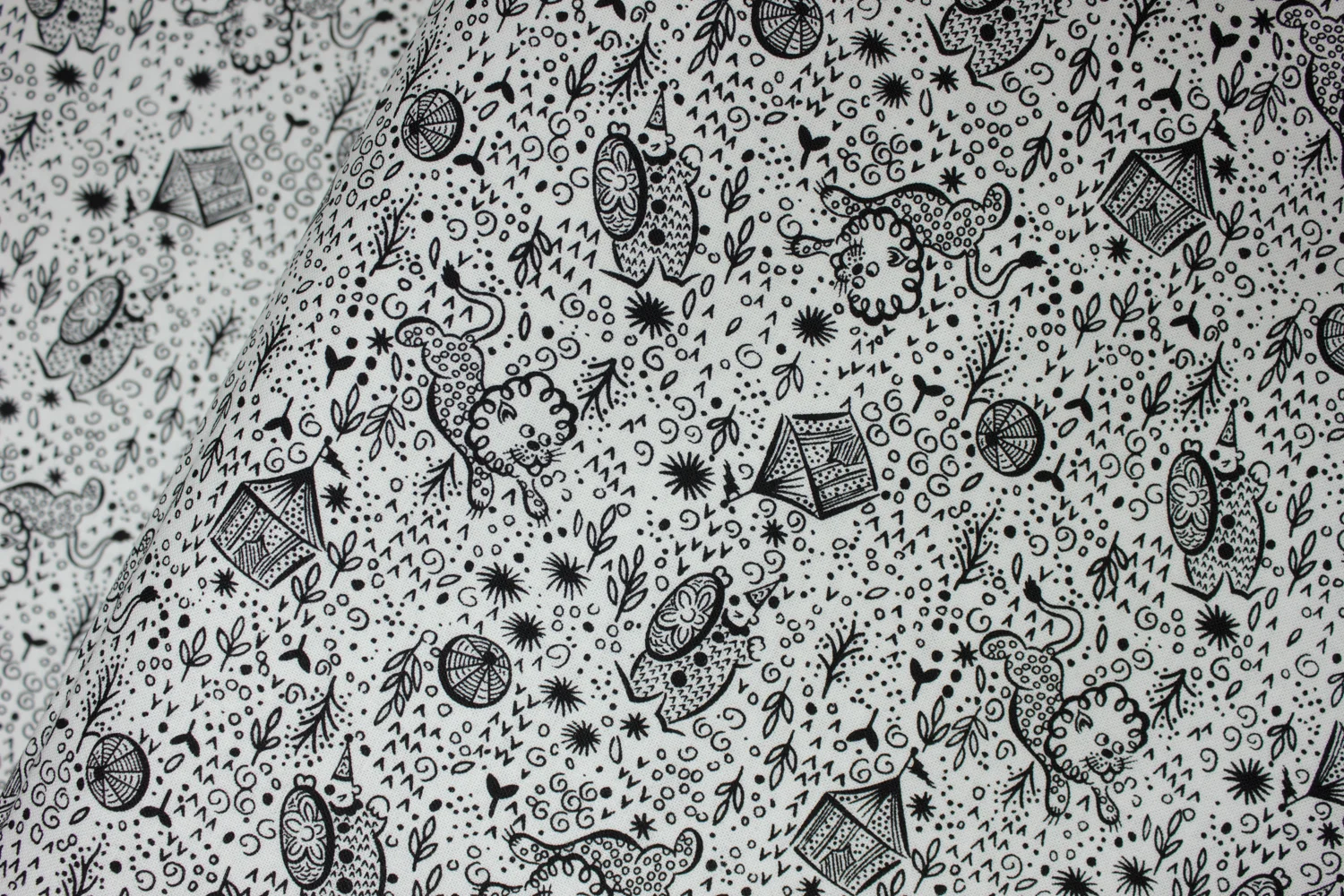 Black on White Circus: Sideshow by Michael Miller