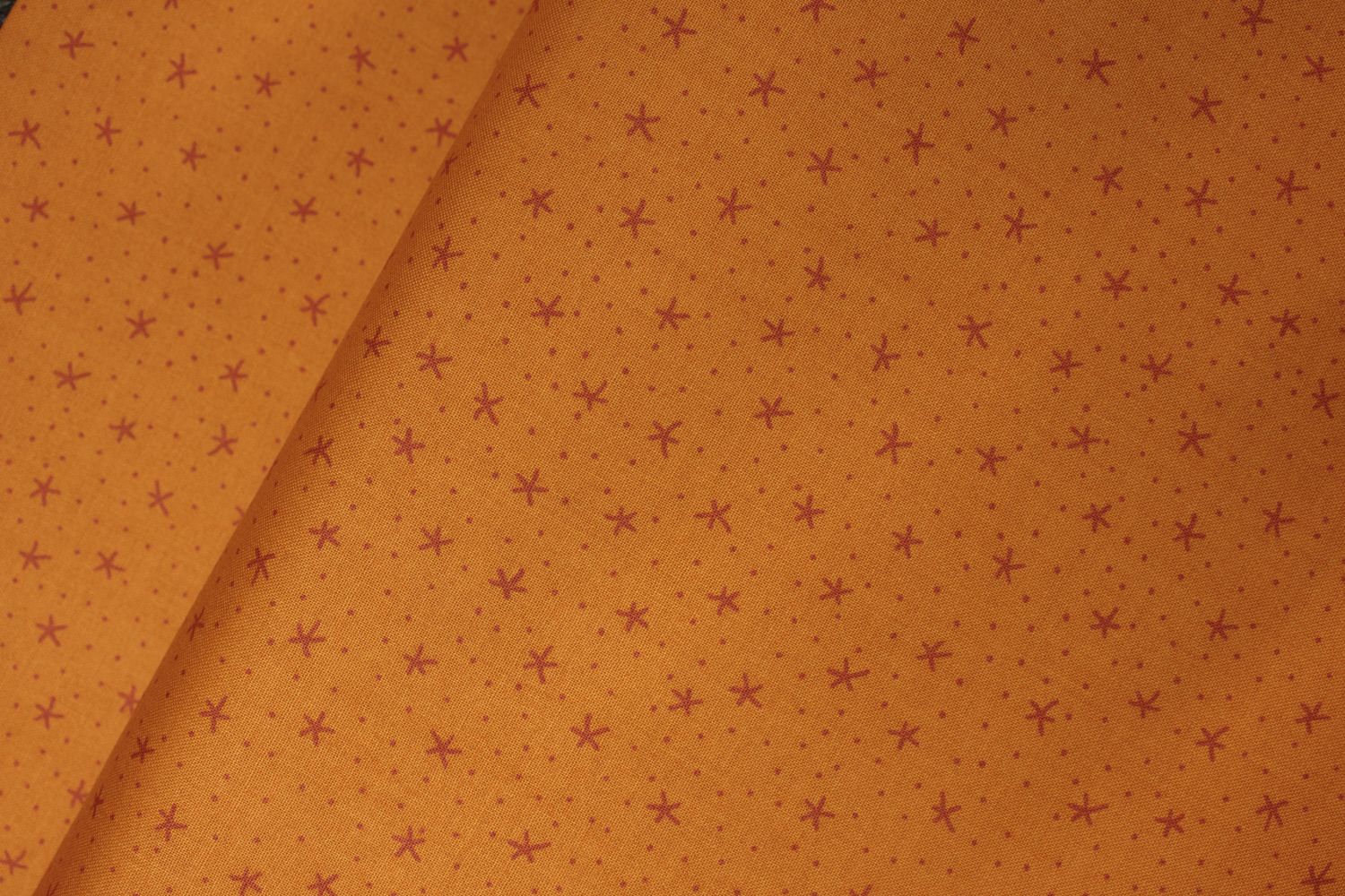 Stars and Dots on Orange: Mix Tape by Libbs Elliott for Andover