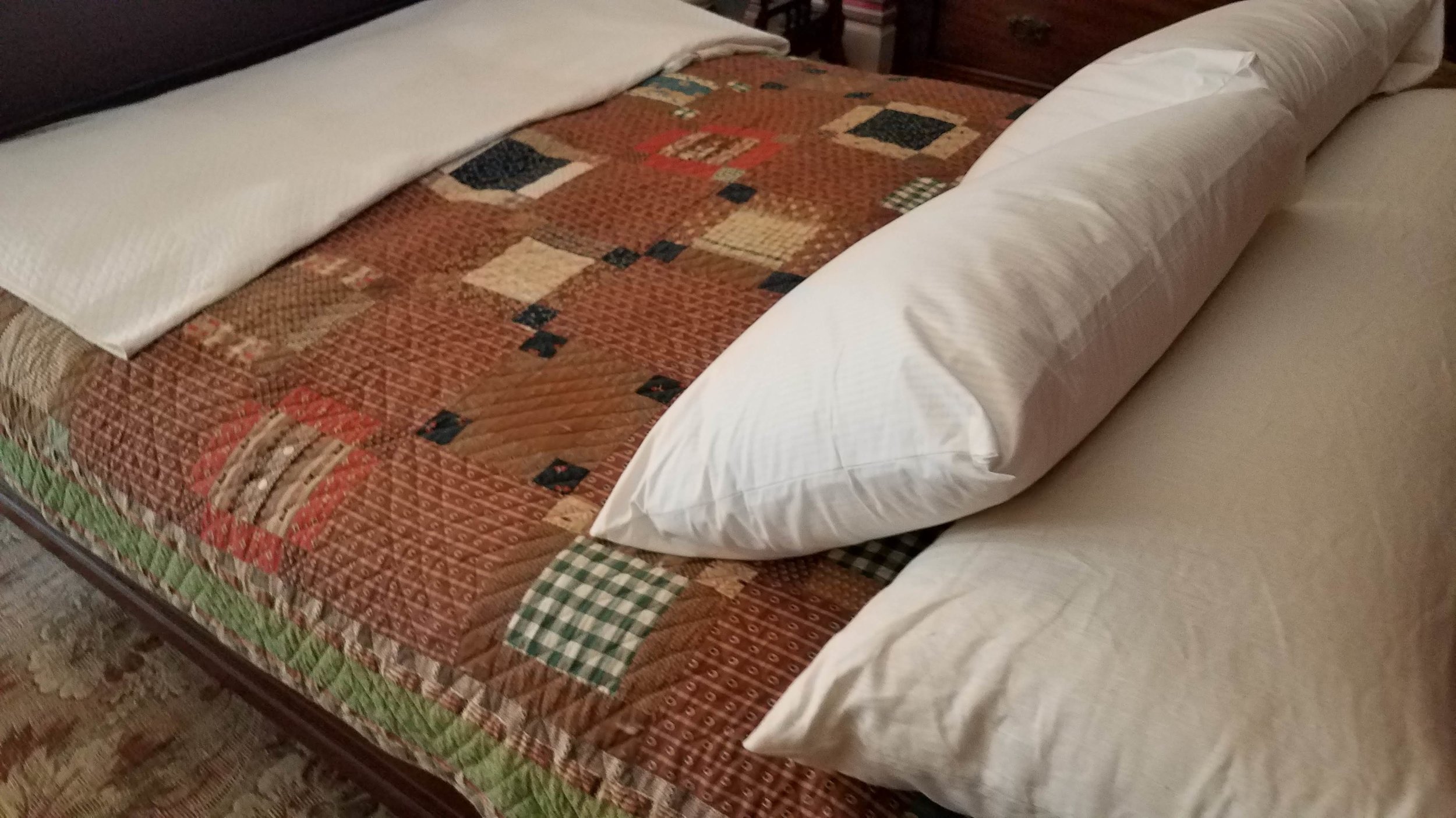 Textiles in James Garfield's Home... Come along on my tour!