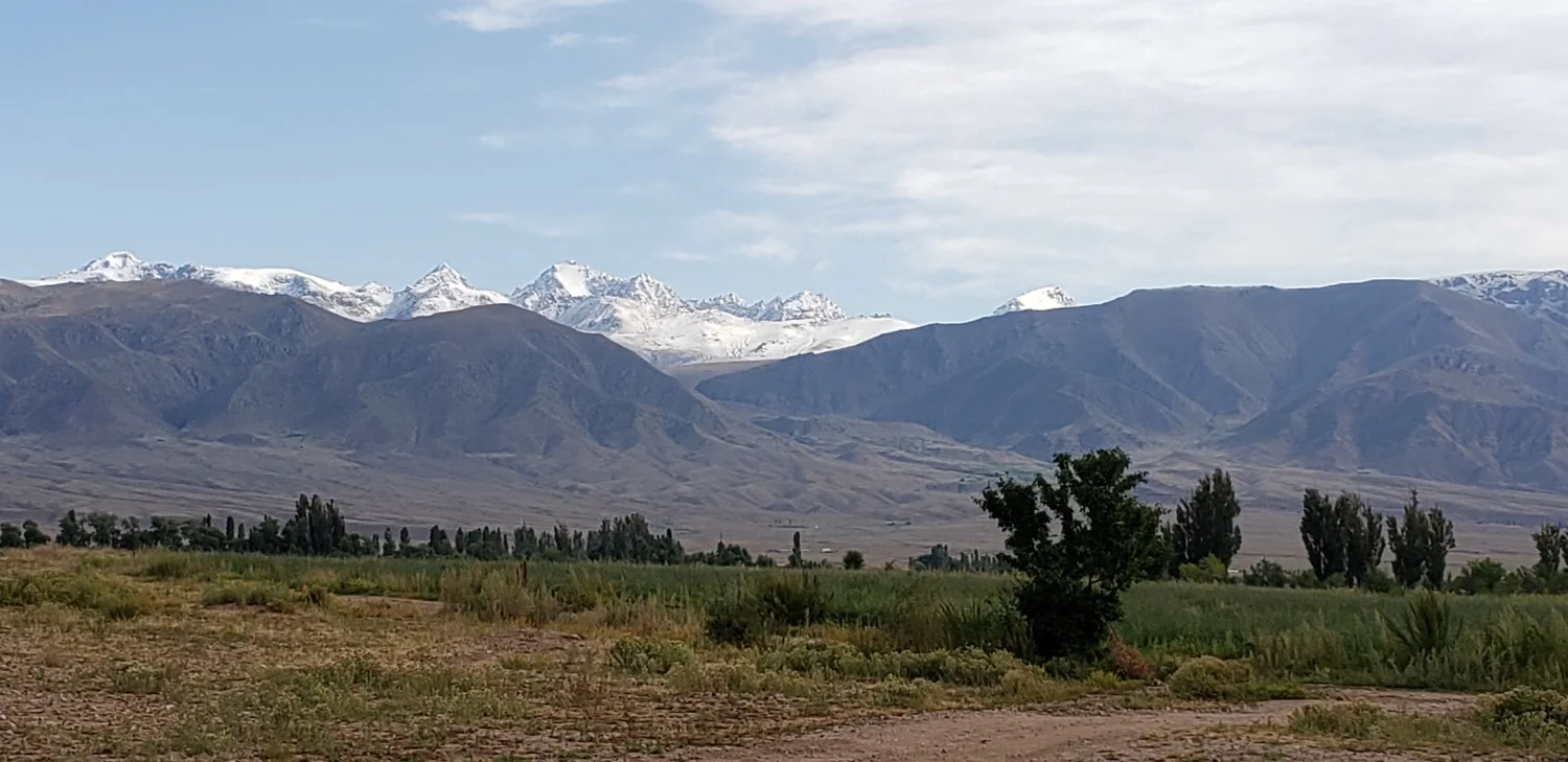 There are mountains on every side it seems.