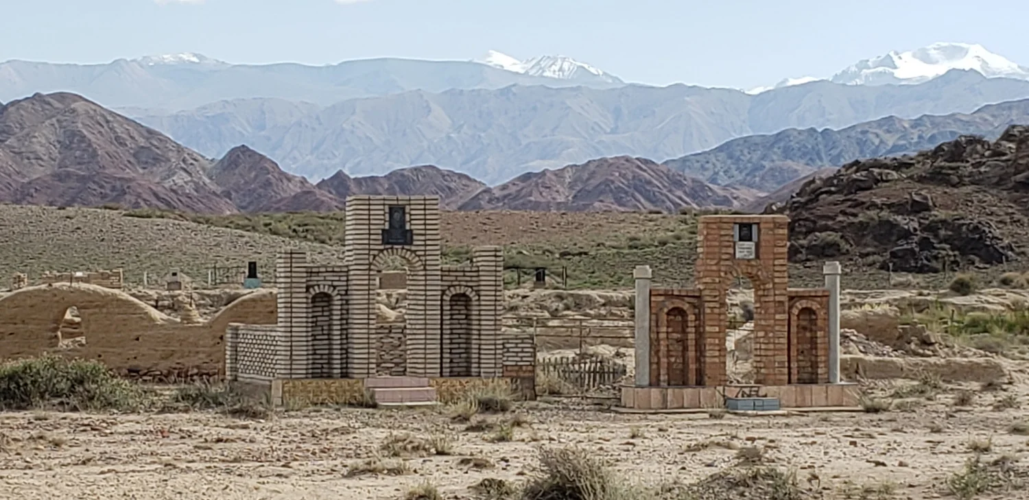 Muslim cemeteries look pretty elaborate.