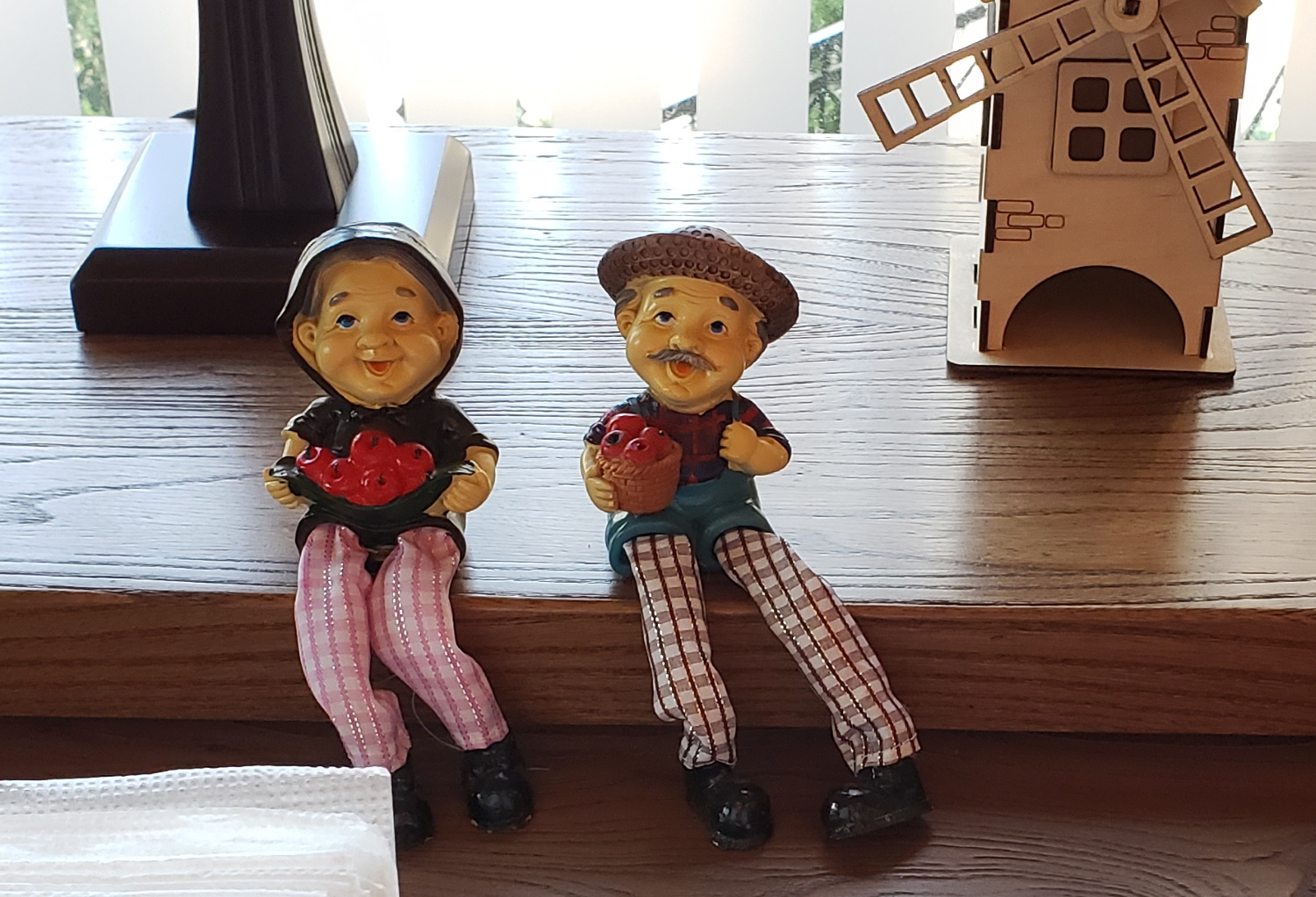 A cute figurine by our breakfast table