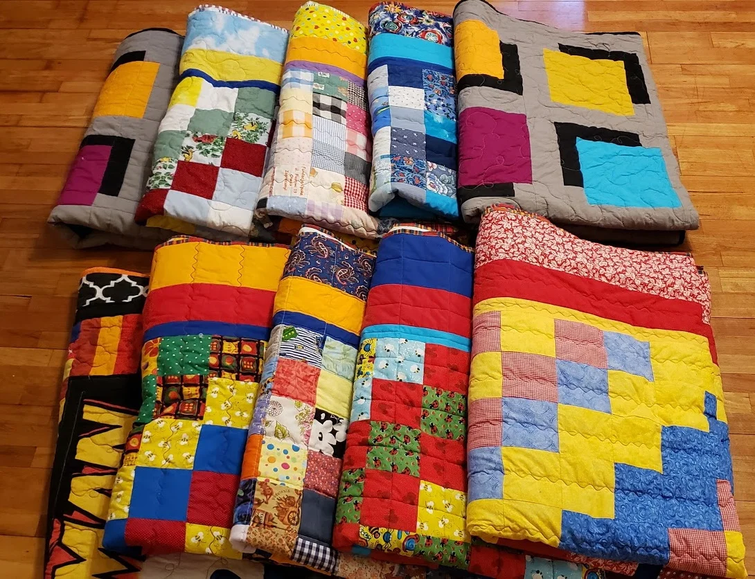 Finally!  2019 Charity quilts 11-20