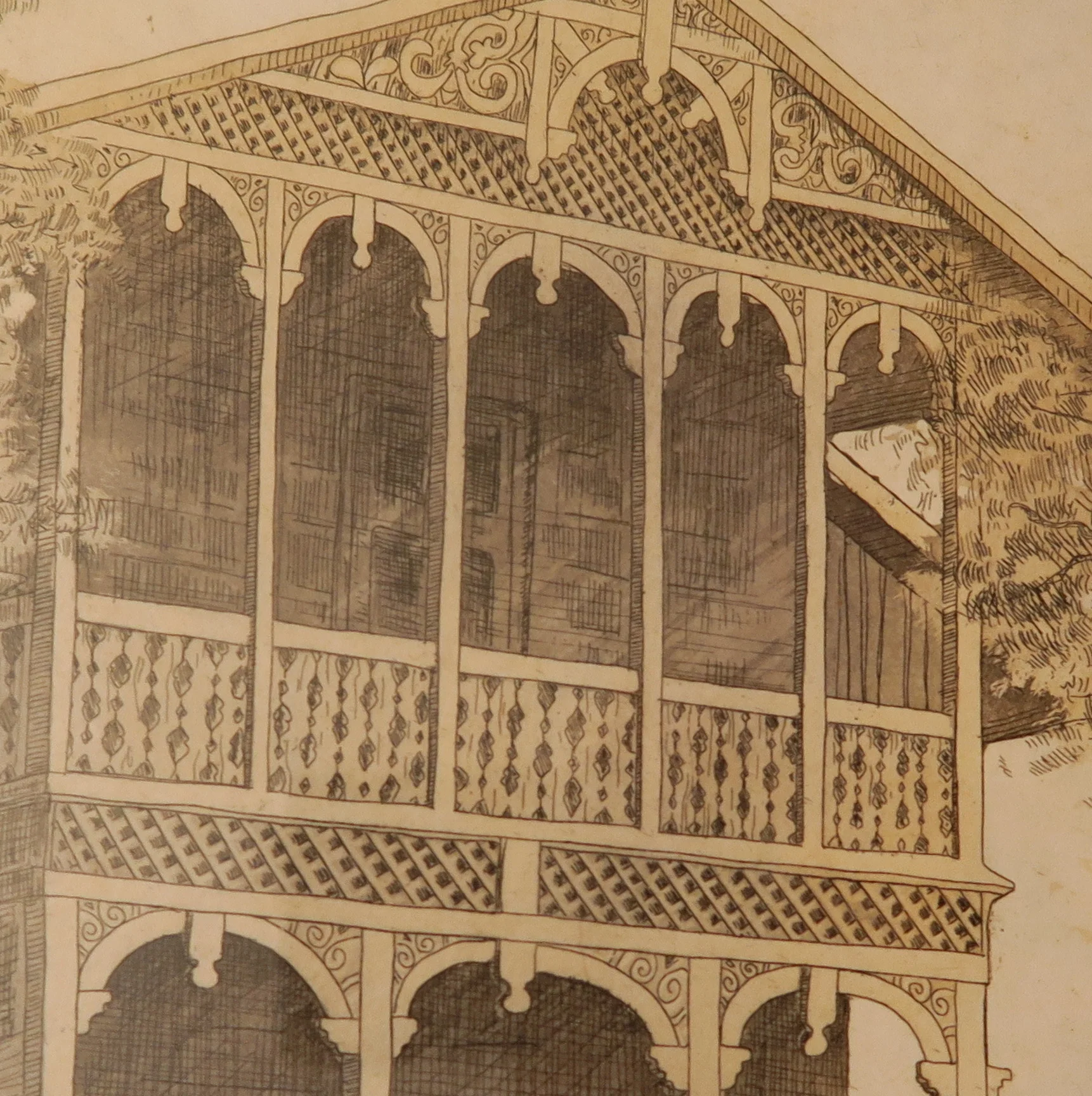 Cultural:  Swidermajer type of wooden houses