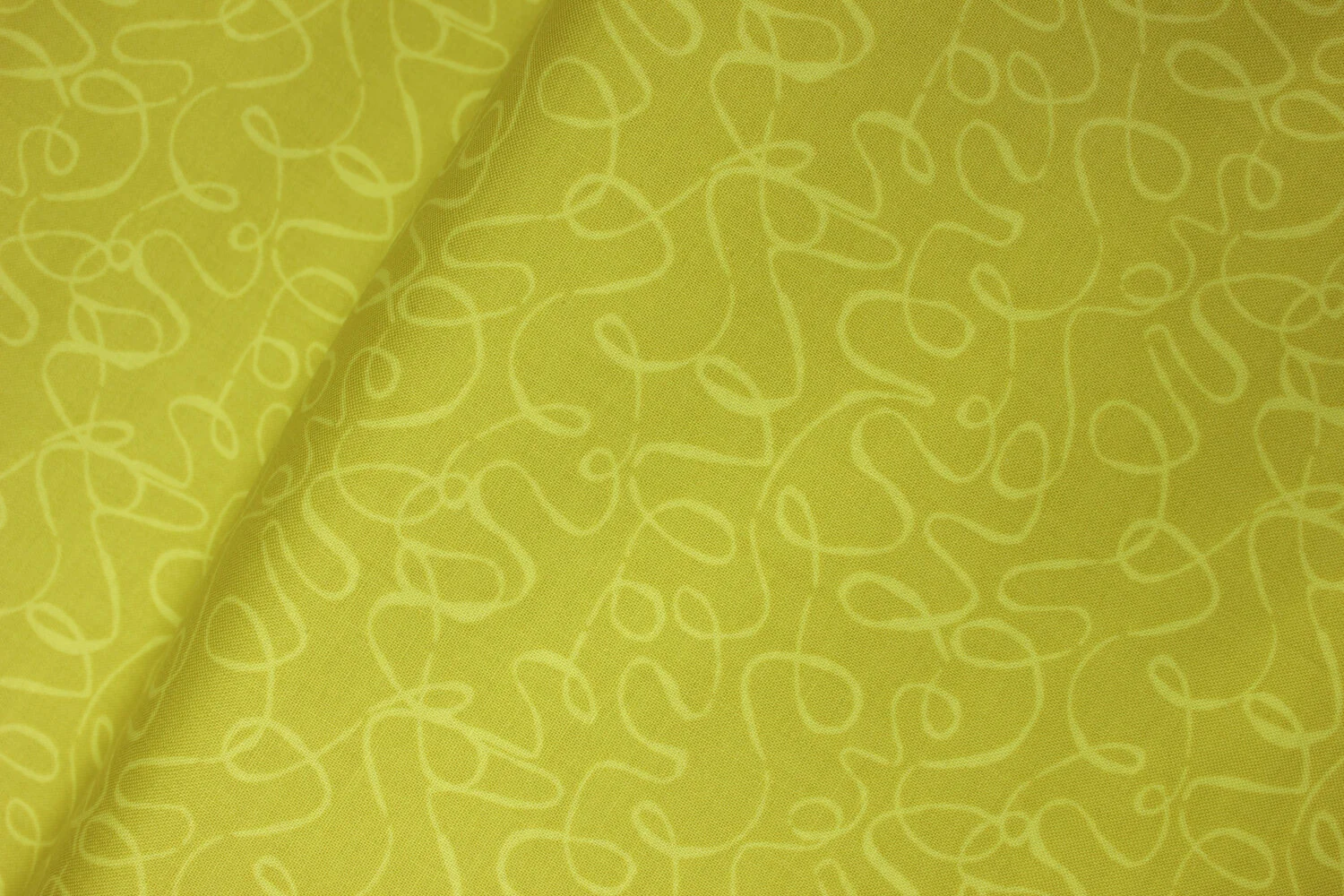 Chartreuse Scribbles by Andover Fabrics