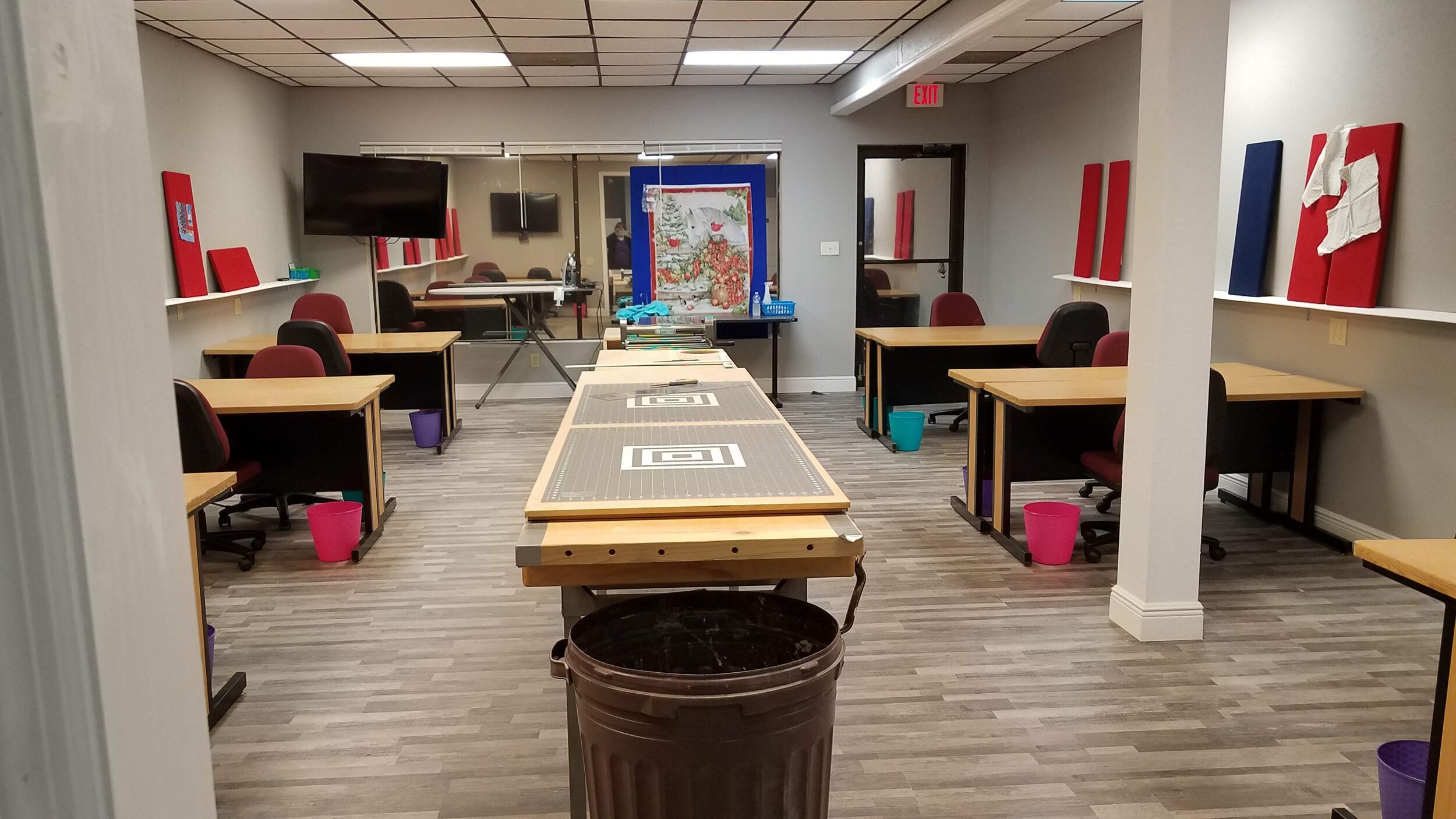 Well, it FINALLY happened! Quilted Twins Sewin' Shop is NOW open!