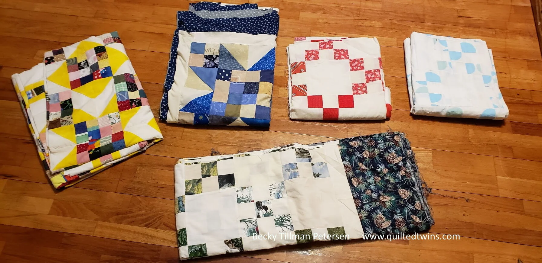 Found: Five Missing quilt tops!