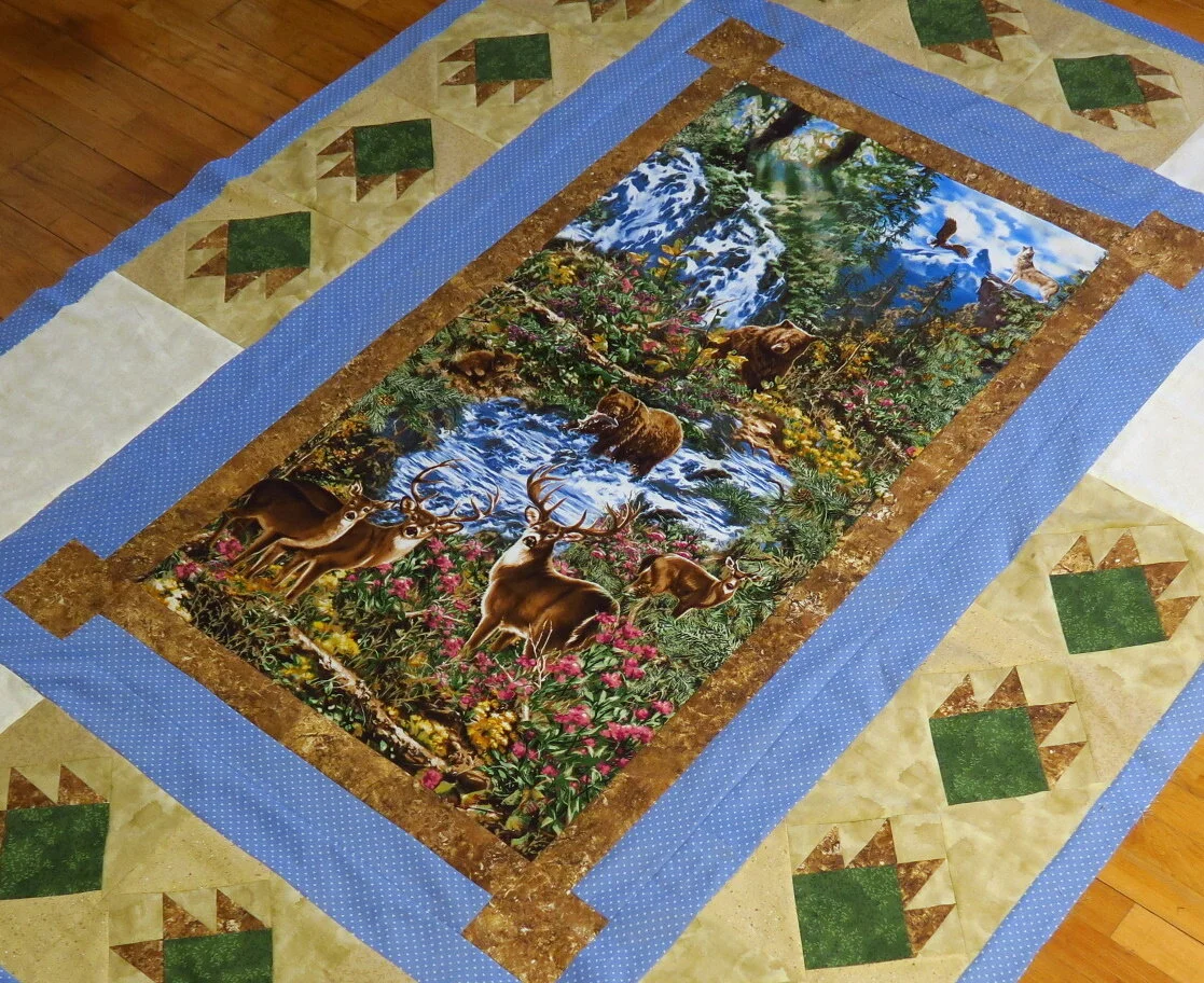 Panel - Deer and Bears in the woods!