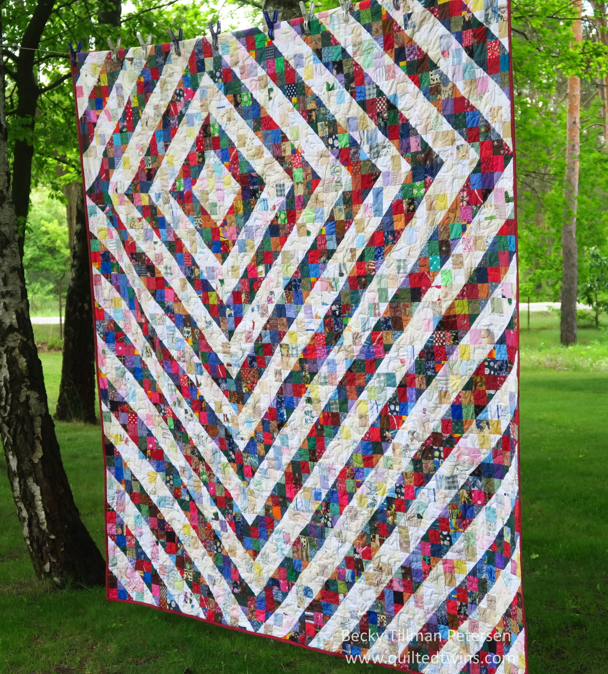 "Scrappy Split 9 Patch" 