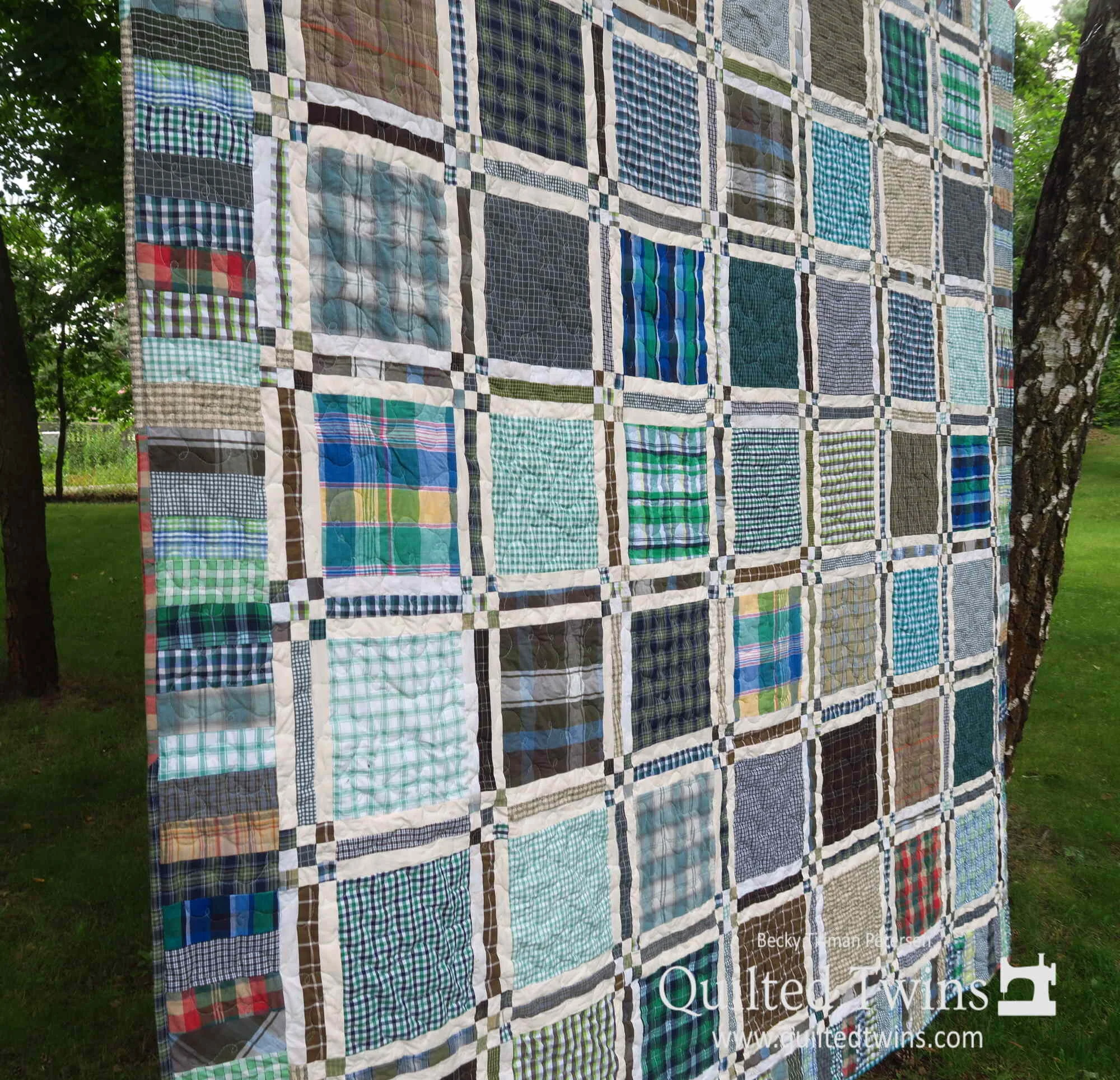 "Show Off Green Plaids"