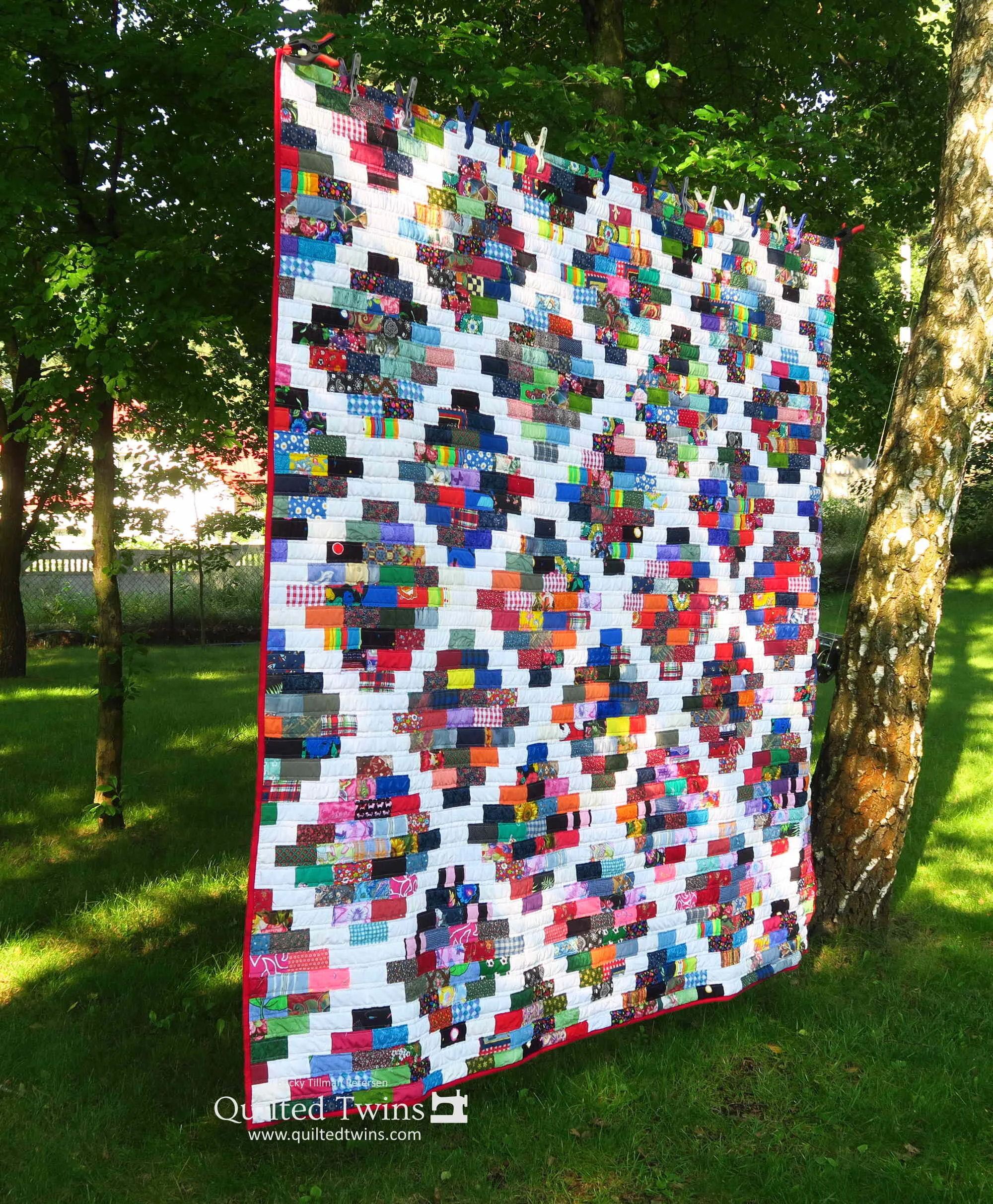 "Mosaic" using 2.5" strips/squares