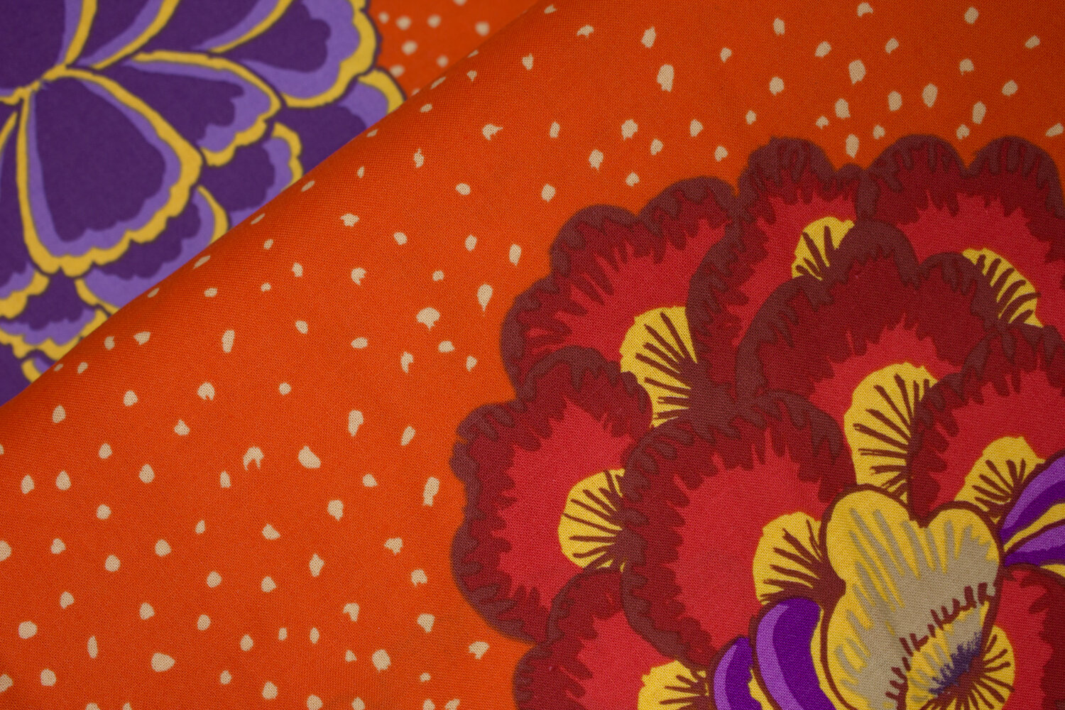 Corsage in Orange - Kaffe Fassett Collective by FreeSpirit Fabrics