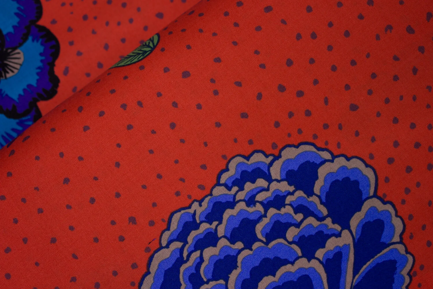 Corsage in Scarlet by Kaffe Fassett for Rowan Fabric