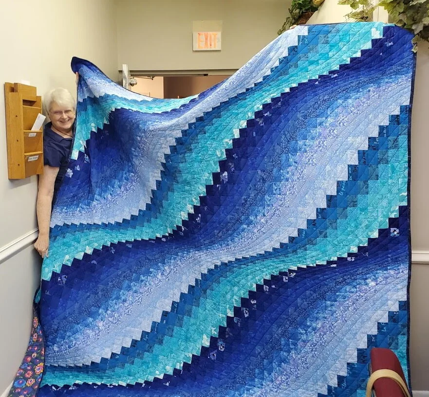 The Blue Bargello delivered!