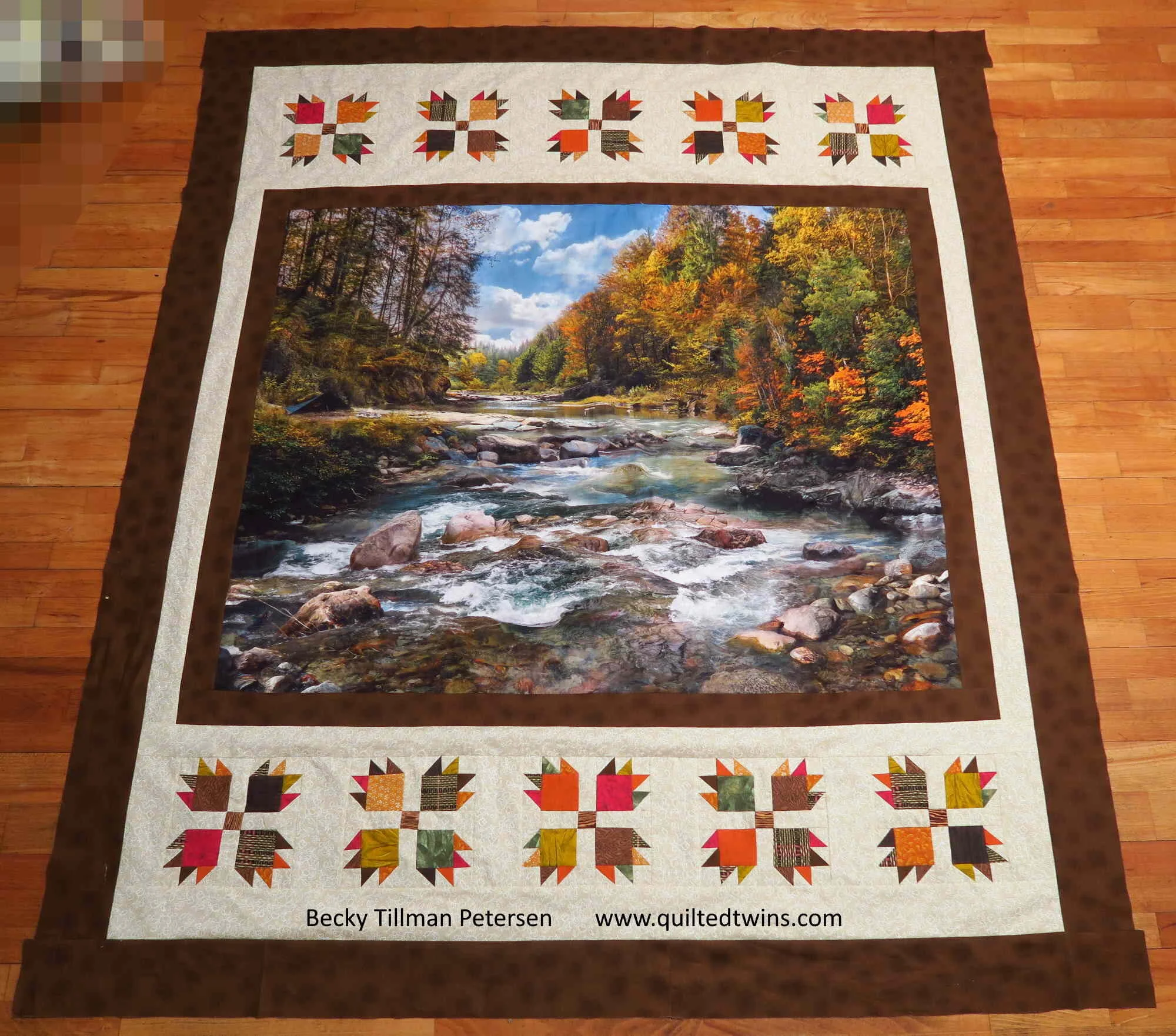 "Bear Falls" - a newly finished panel top