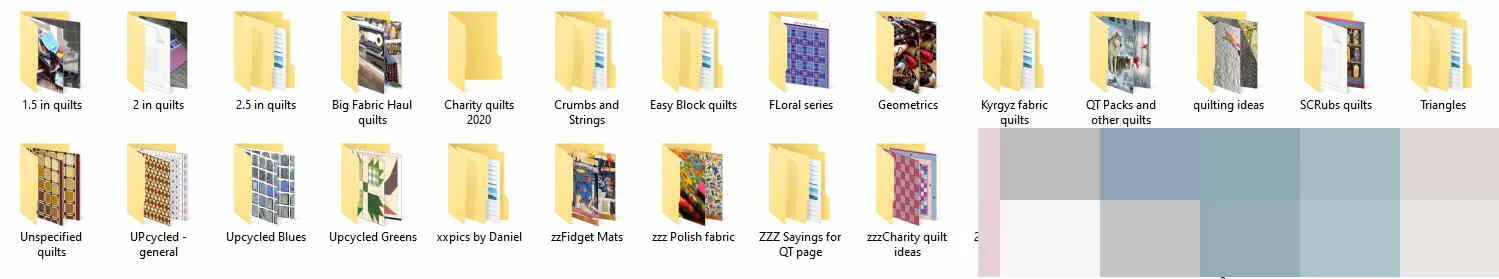 How I organize and save photos of my quilts