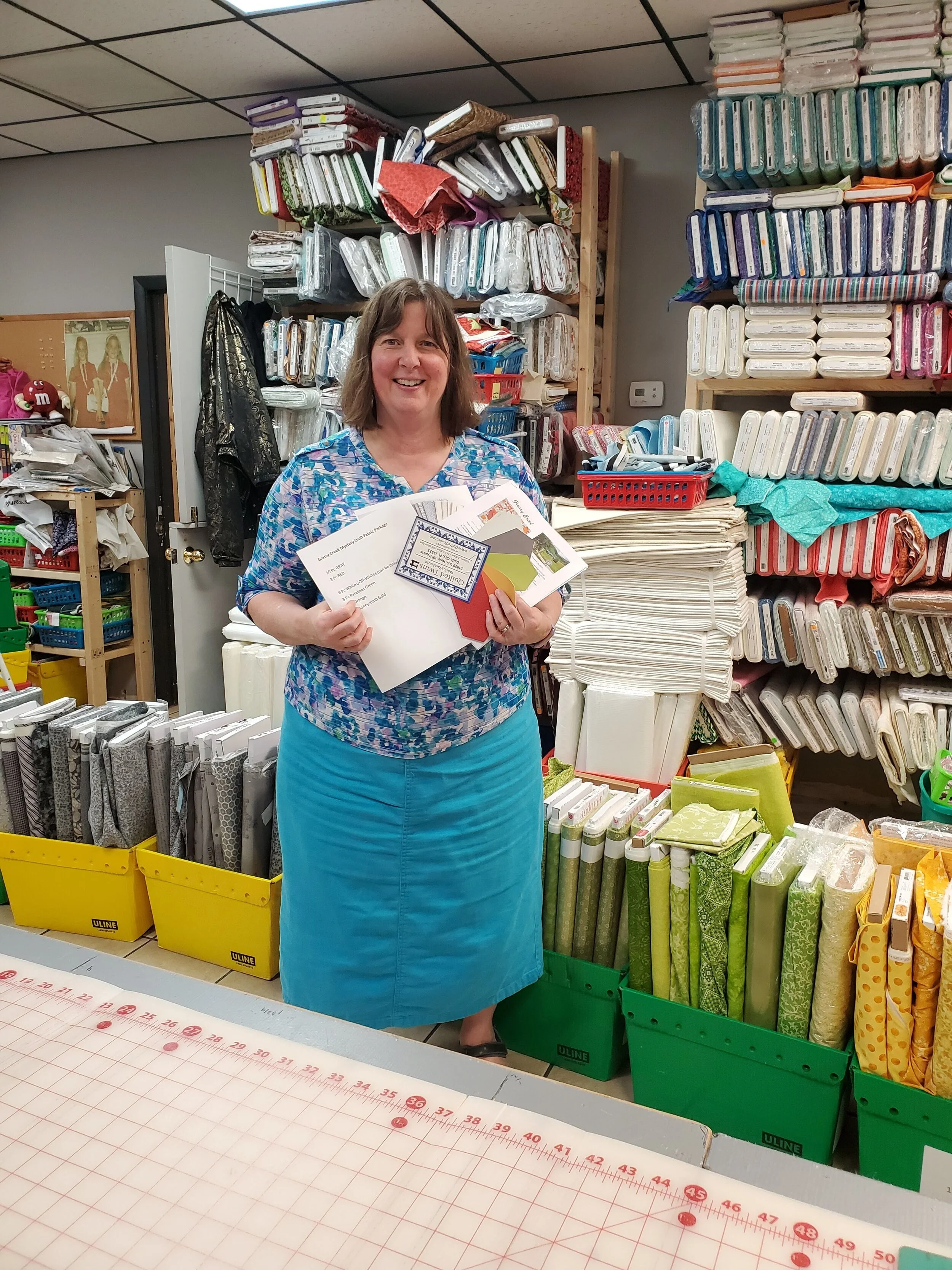 Quilt Fabric Packages in the Making