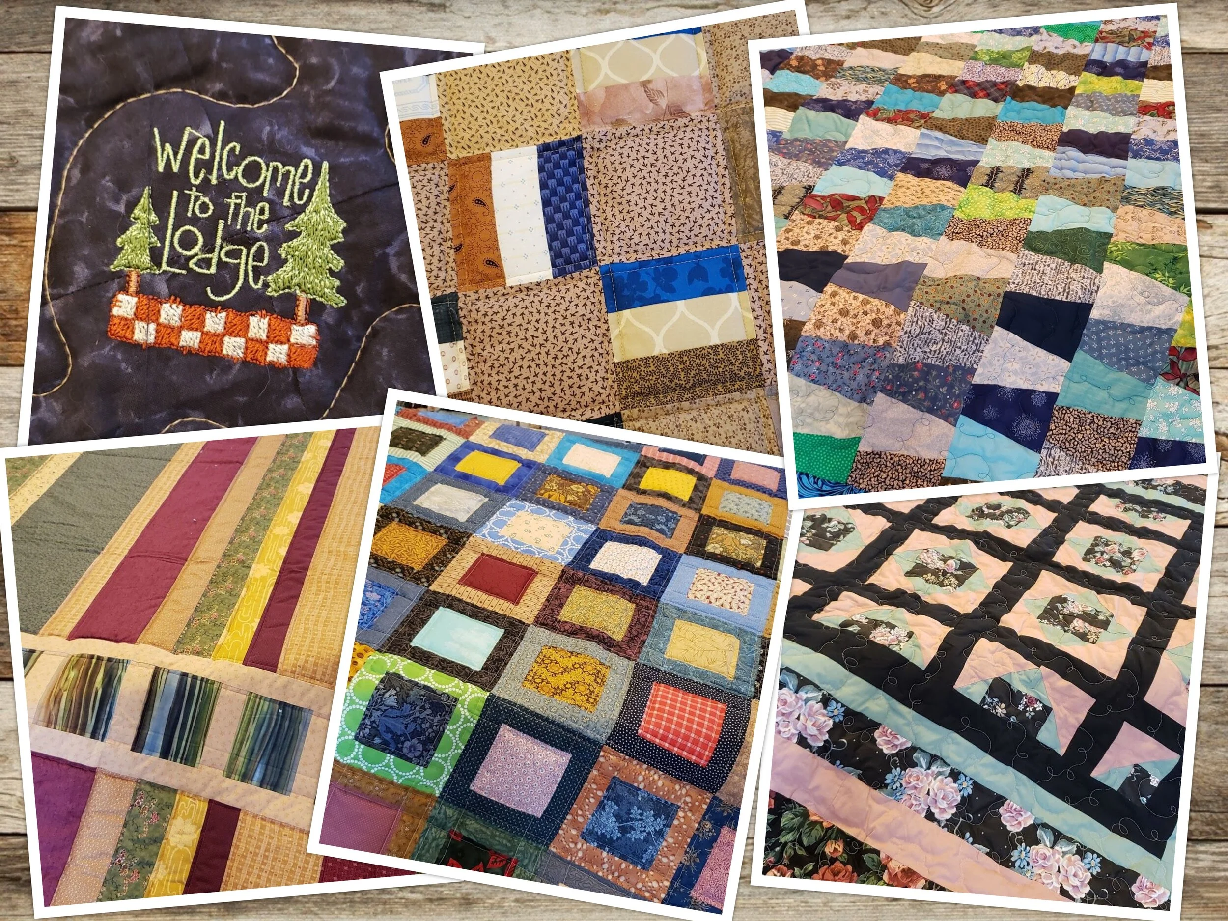 And yes...more beautiful quilts from donated tops!