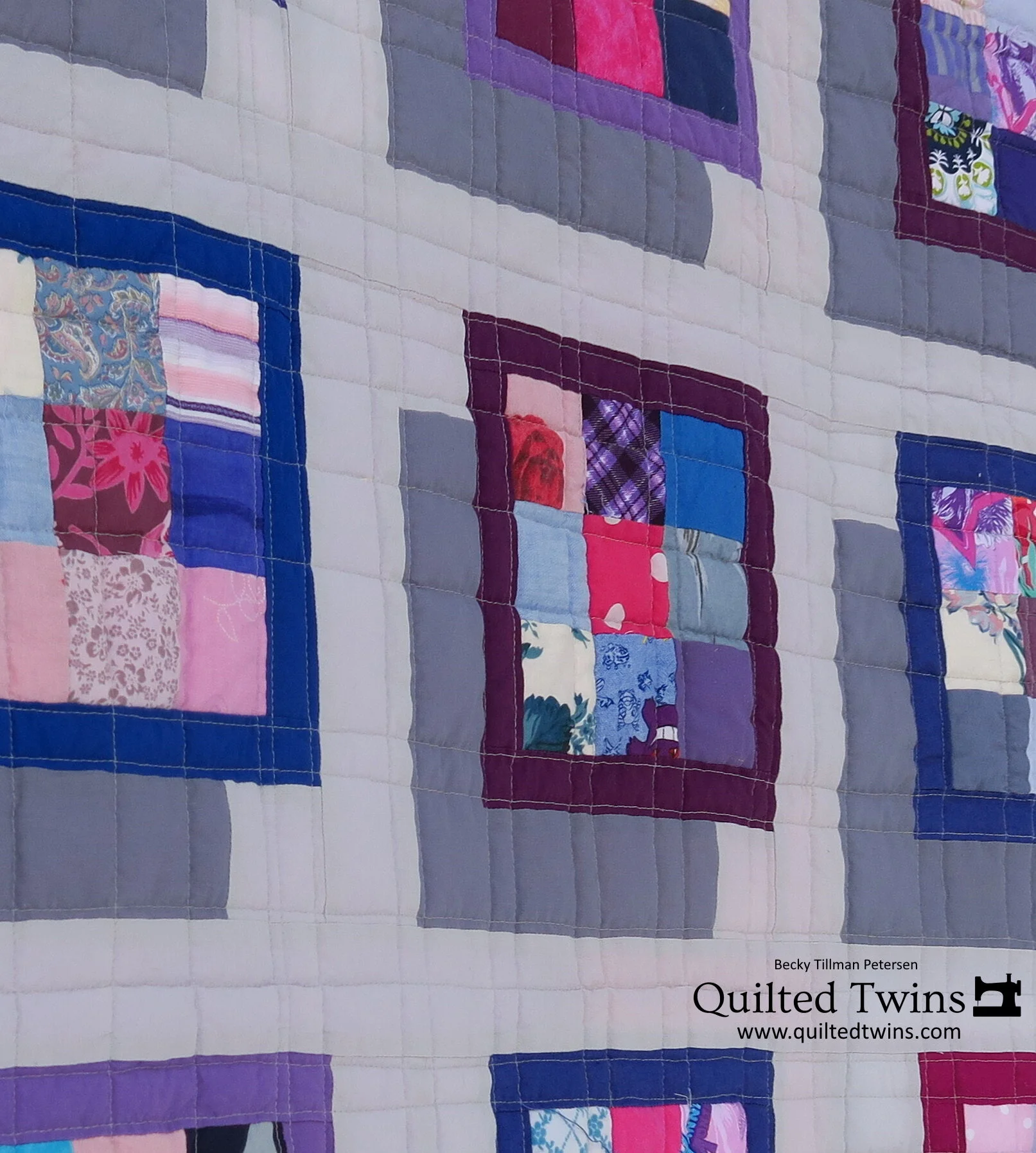 "Shadowed Framed 9 Patches"