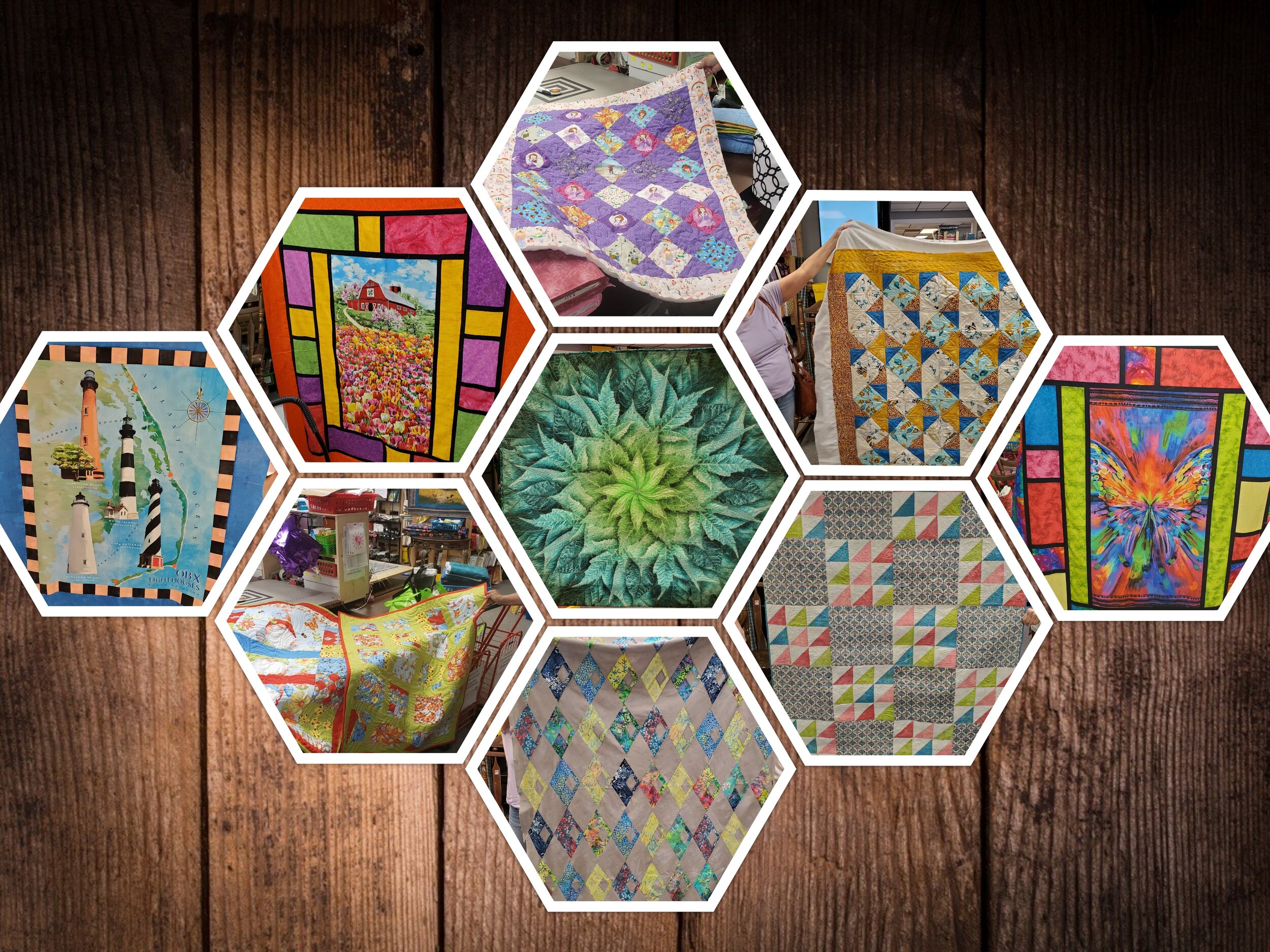 “Show and Tell” - Quilted Twins customers