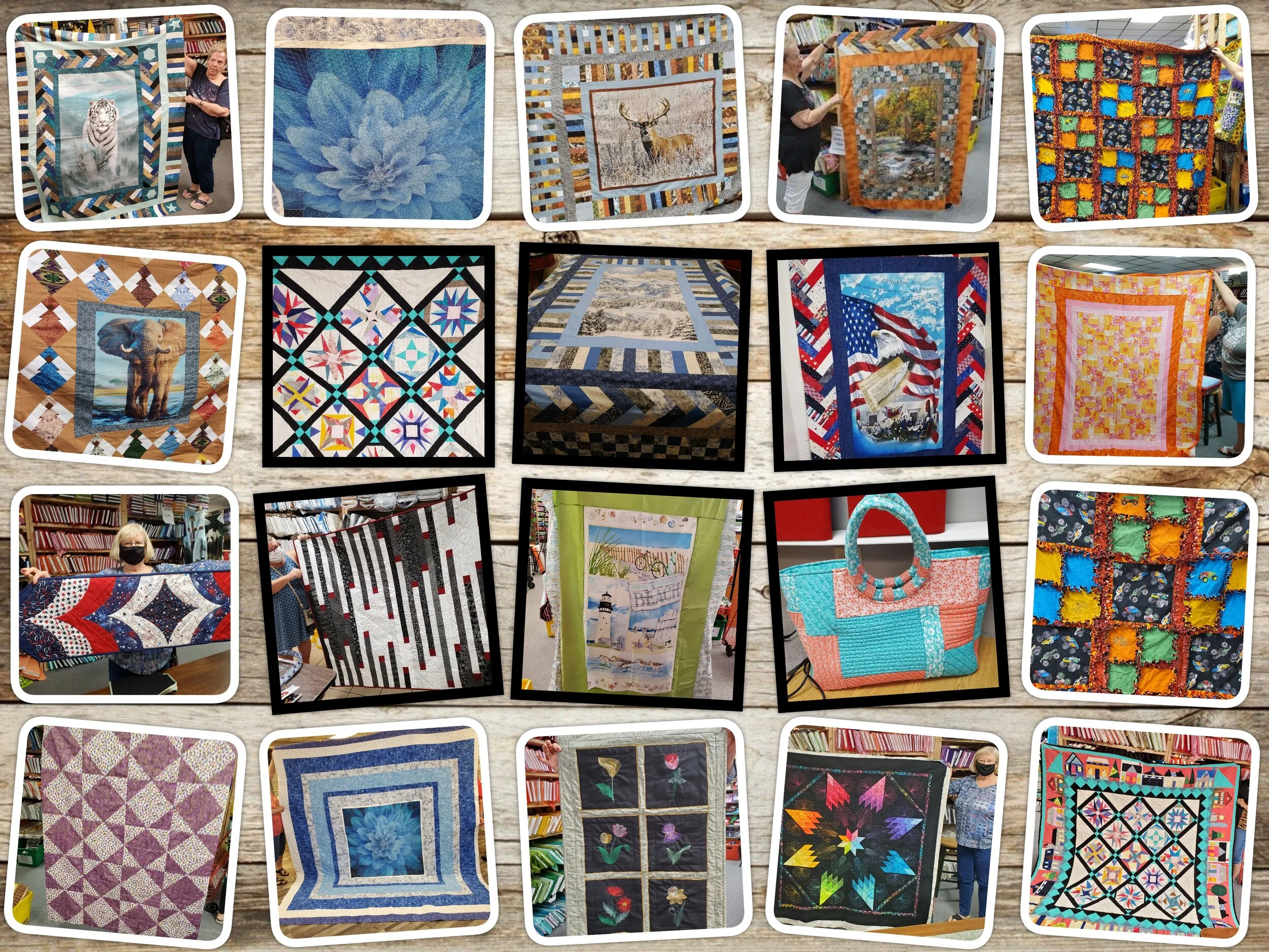 Show and Tell - May 2021 from Quilted Twins' customers!