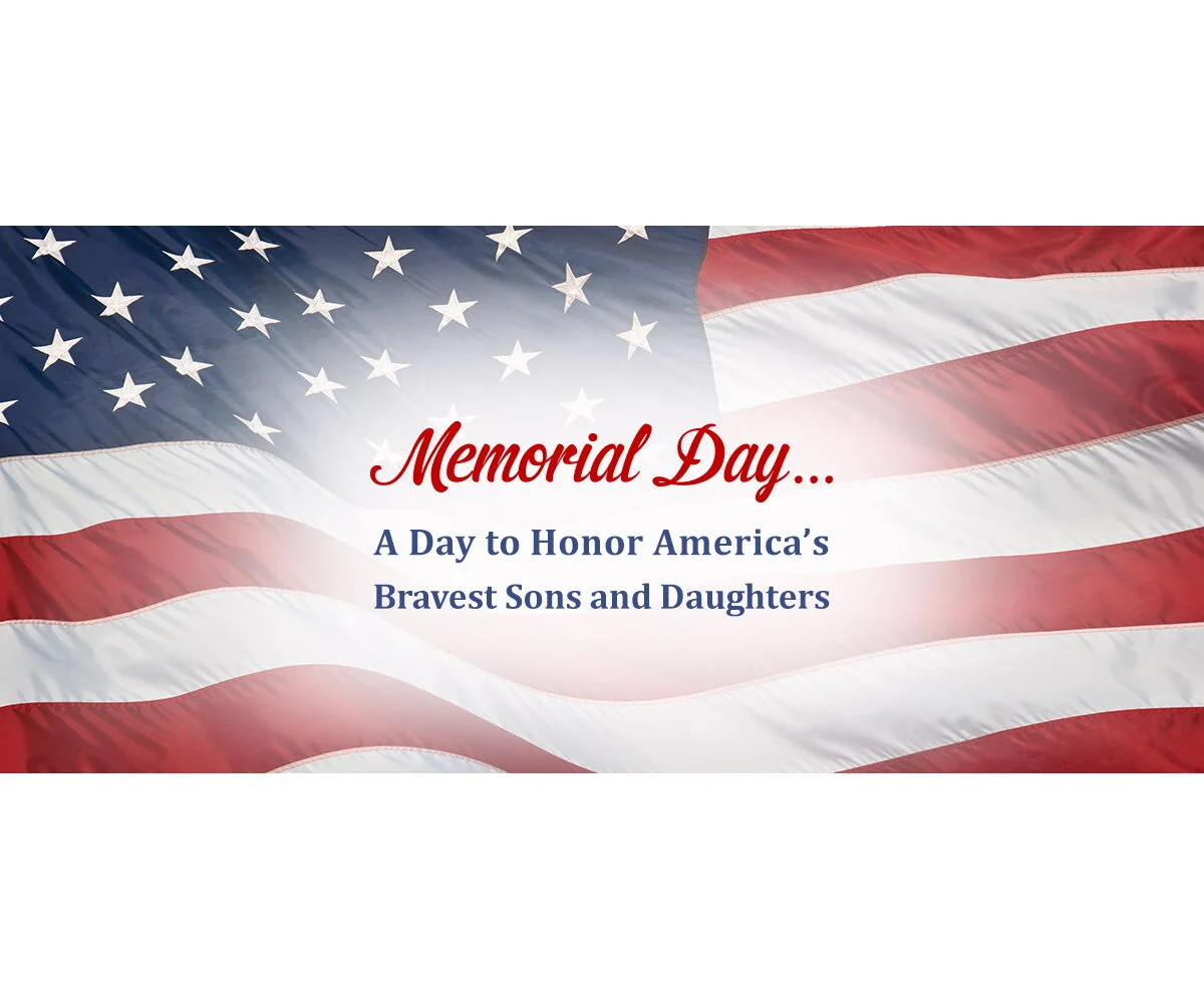 Happy Memorial Day - from the Quilted Twins