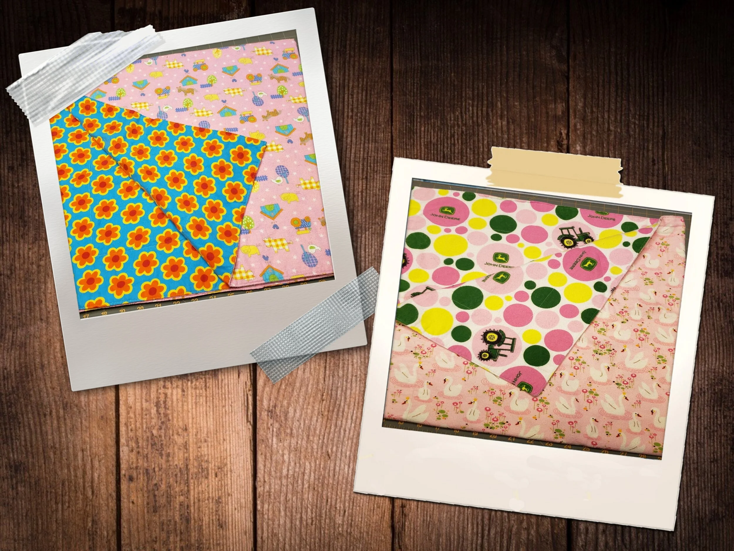 Jumbo Reversible Receiving Blankets - Again!