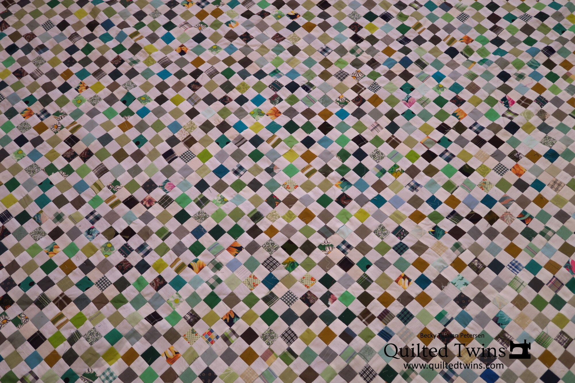 "Checkered" - Upcycled Greens #8 progress report