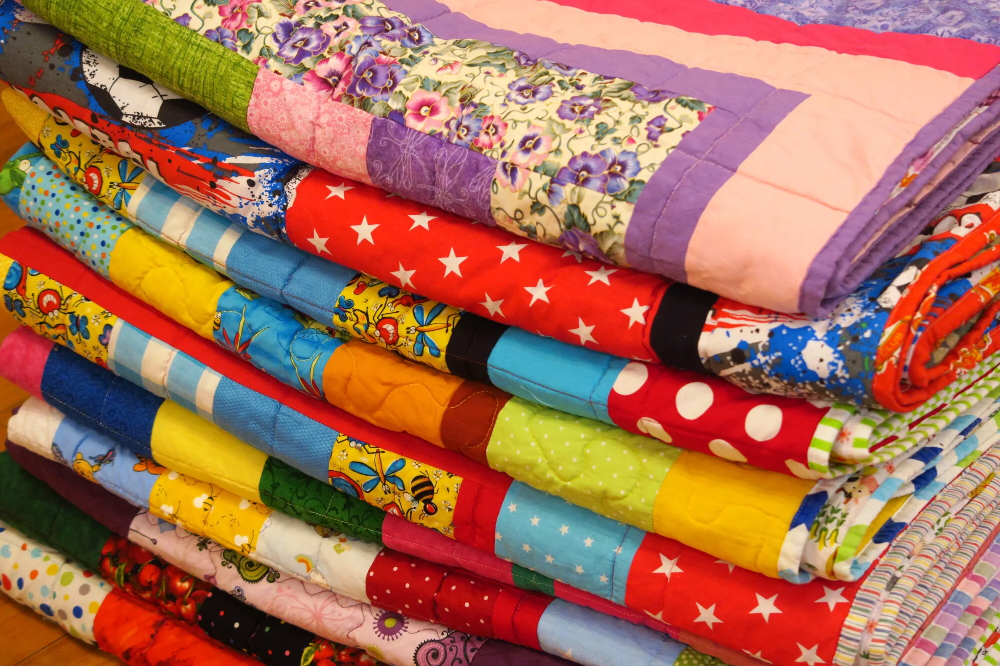 2021 Charity quilts #1-10