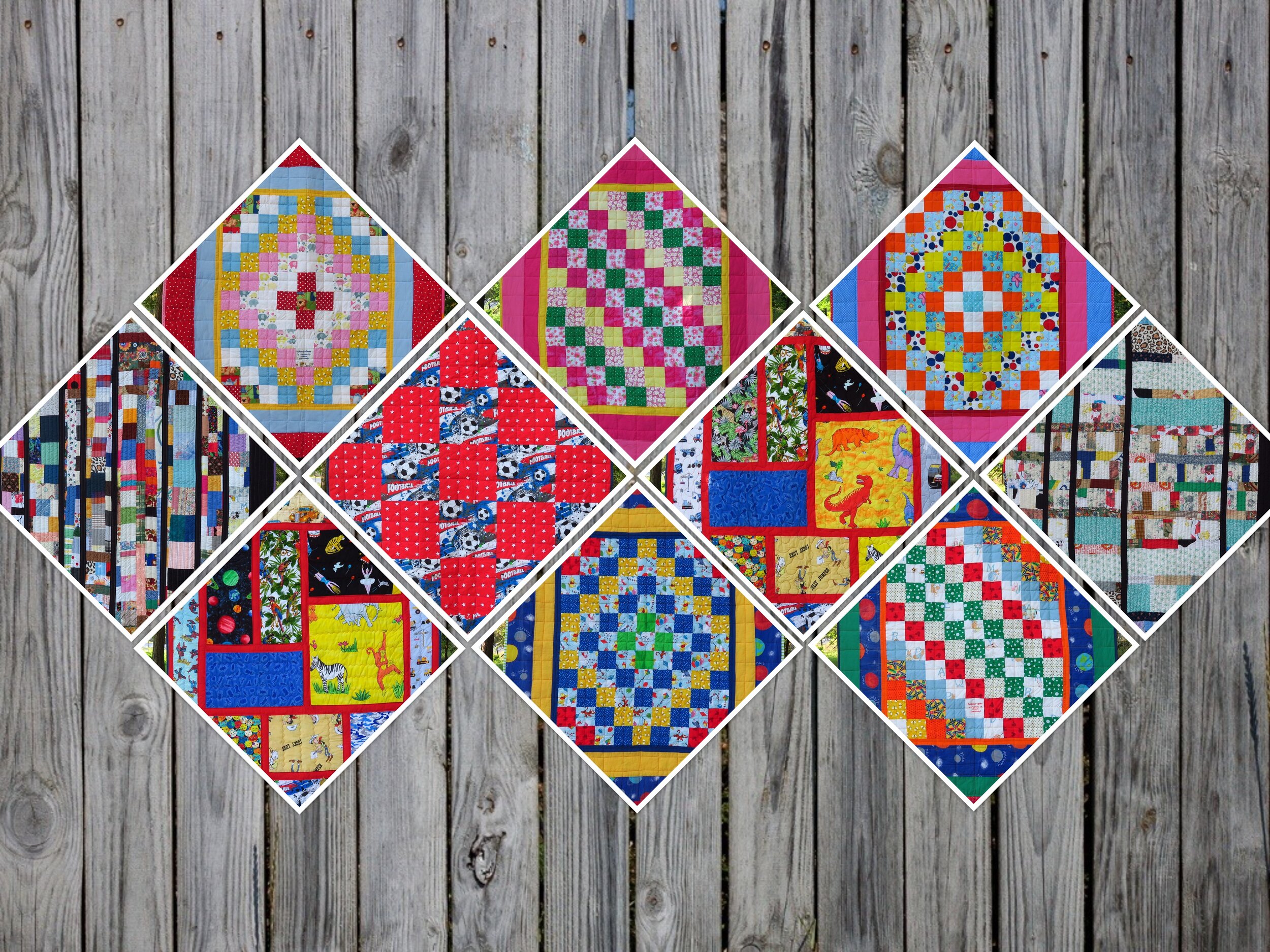 2021 Charity quilts #21-30