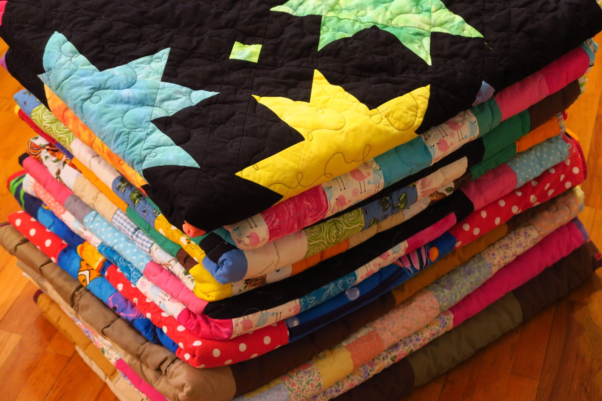 2021 Charity quilts #31-40