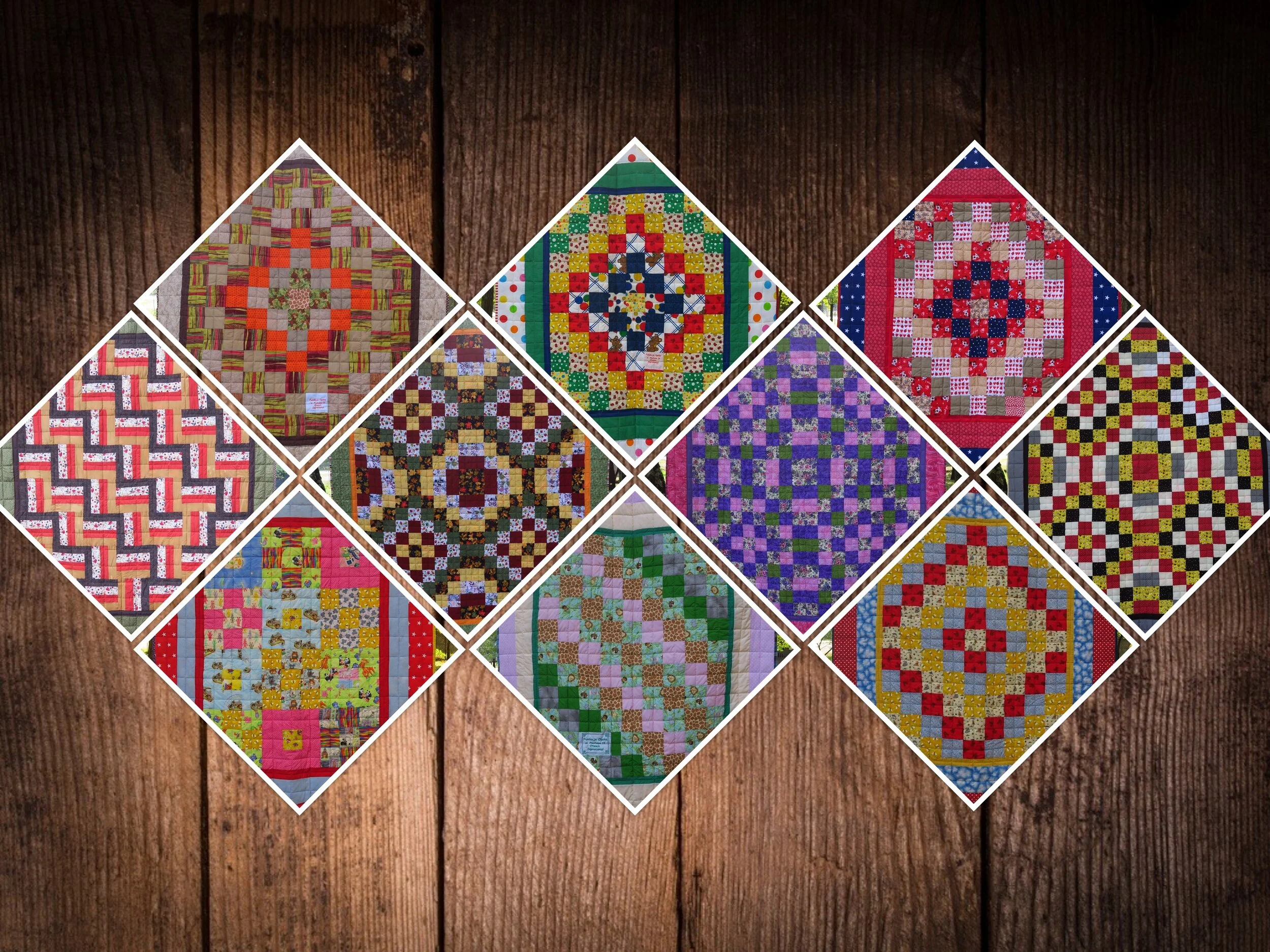 2021 Charity quilts #61-70