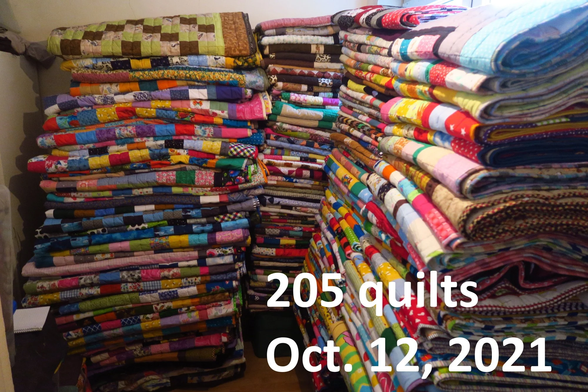 2021 charity quilts #101-110