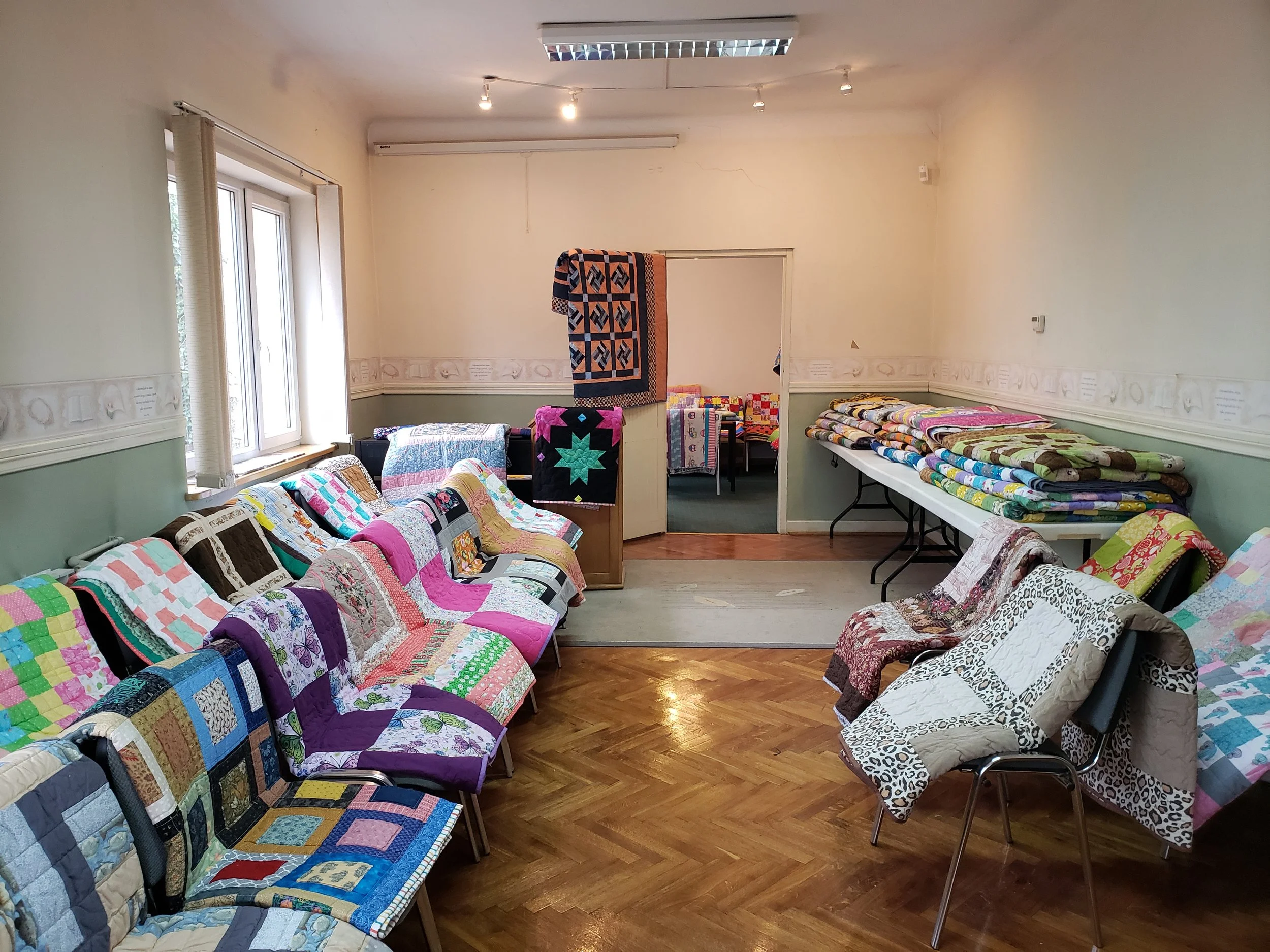 Preparations for the Big Quilt Give-Away 2021