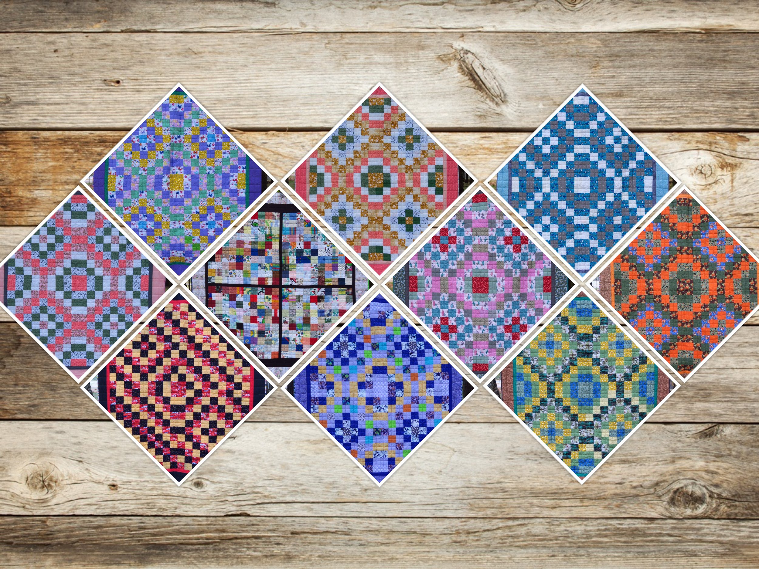 2021 Charity quilts #111-120