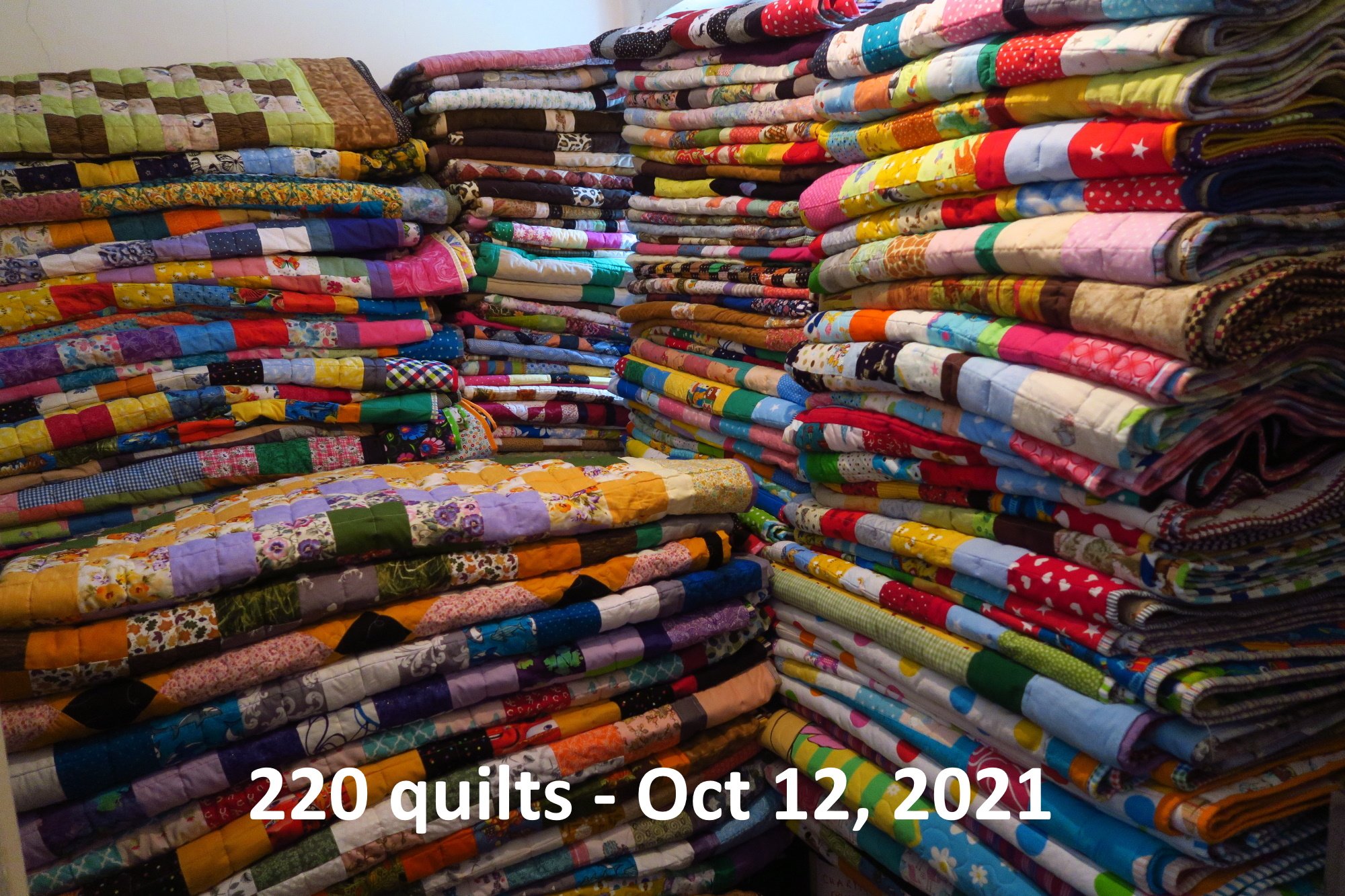 2021 charity quilts #121-125