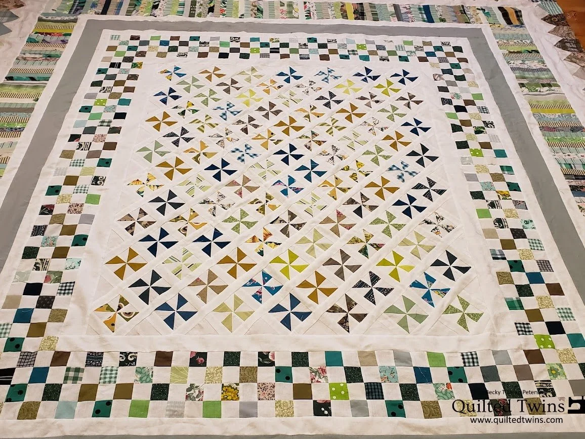 Up Greens #27 Pinwheels and Leftovers top finished