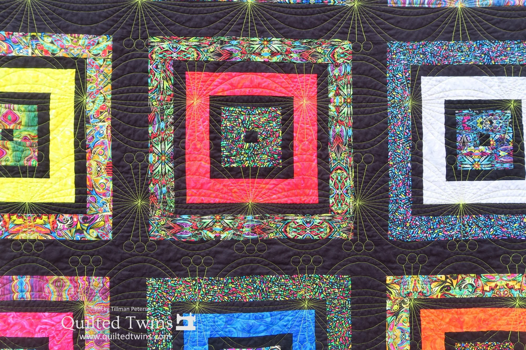 "Snazzy Boxes" - a new Quilted Twins kit